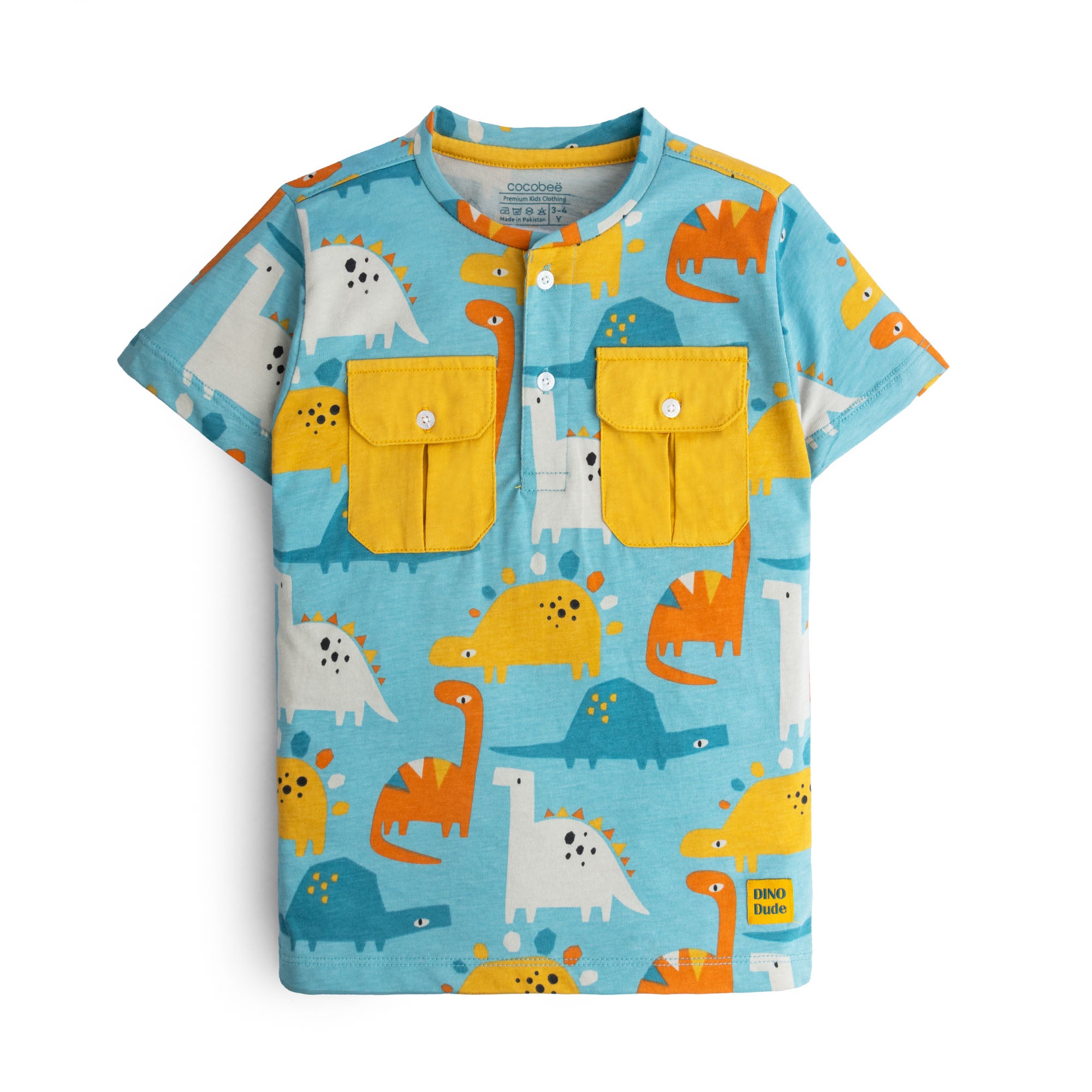 Dino Dude Pocketed T-Shirt