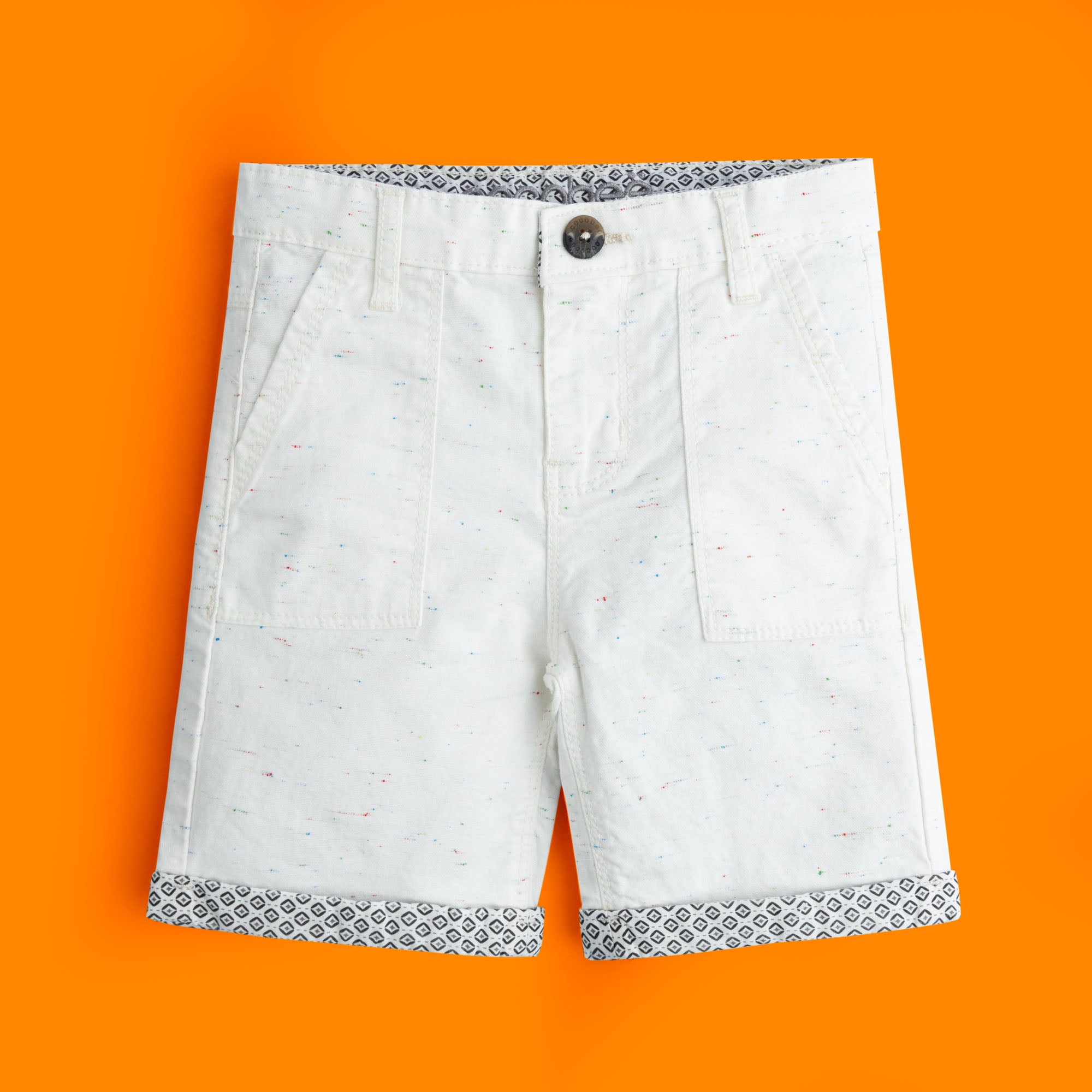 Whitish Chino Short