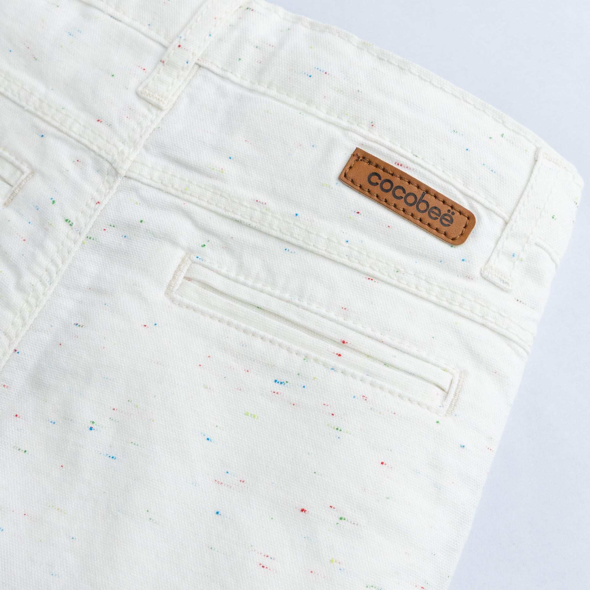 Whitish Chino Short