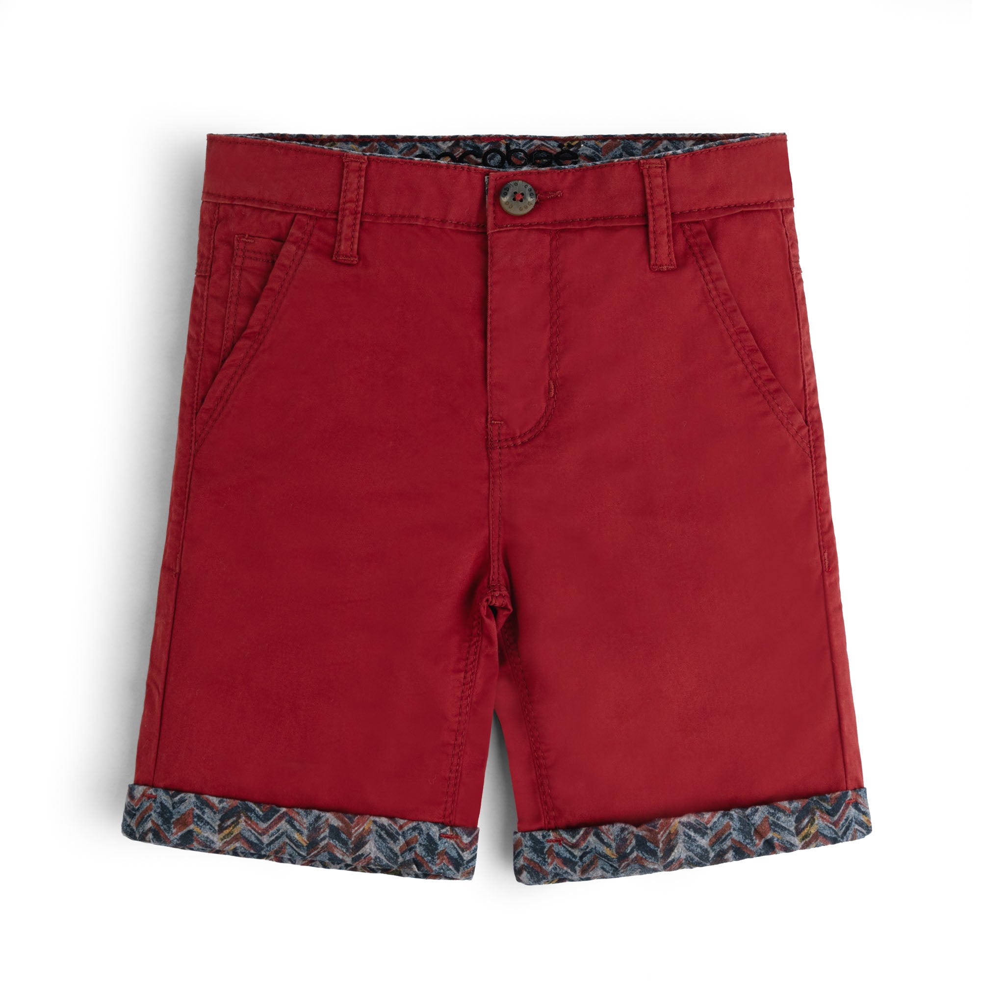 Red Pop Chino Short