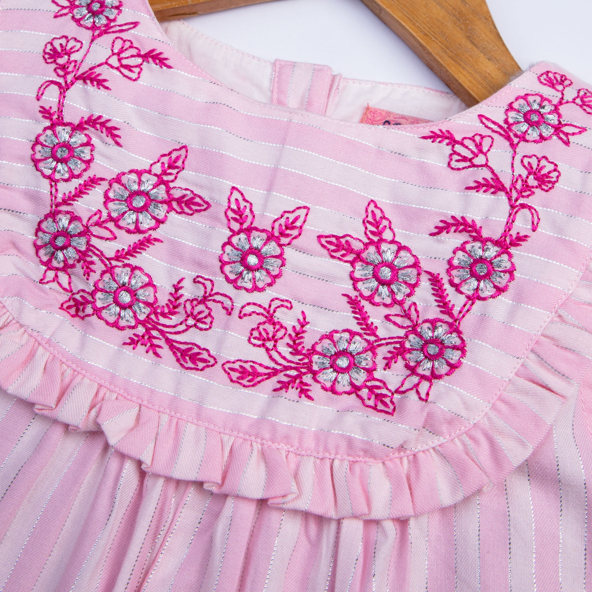 Soft Pink Embroidered Top