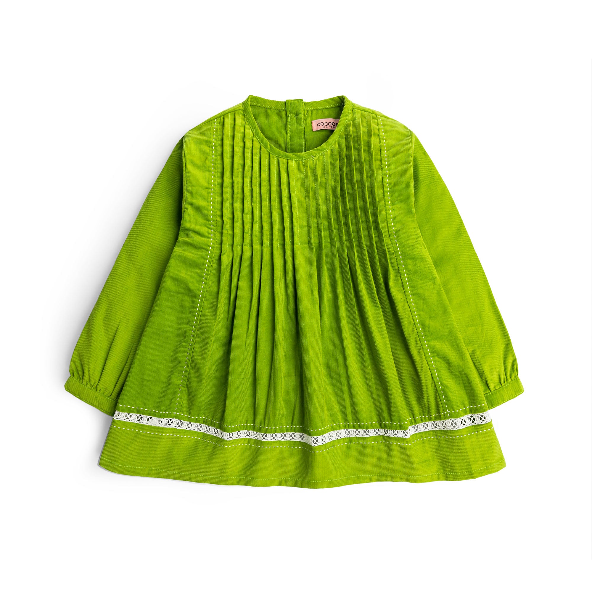 Pleated Green Top