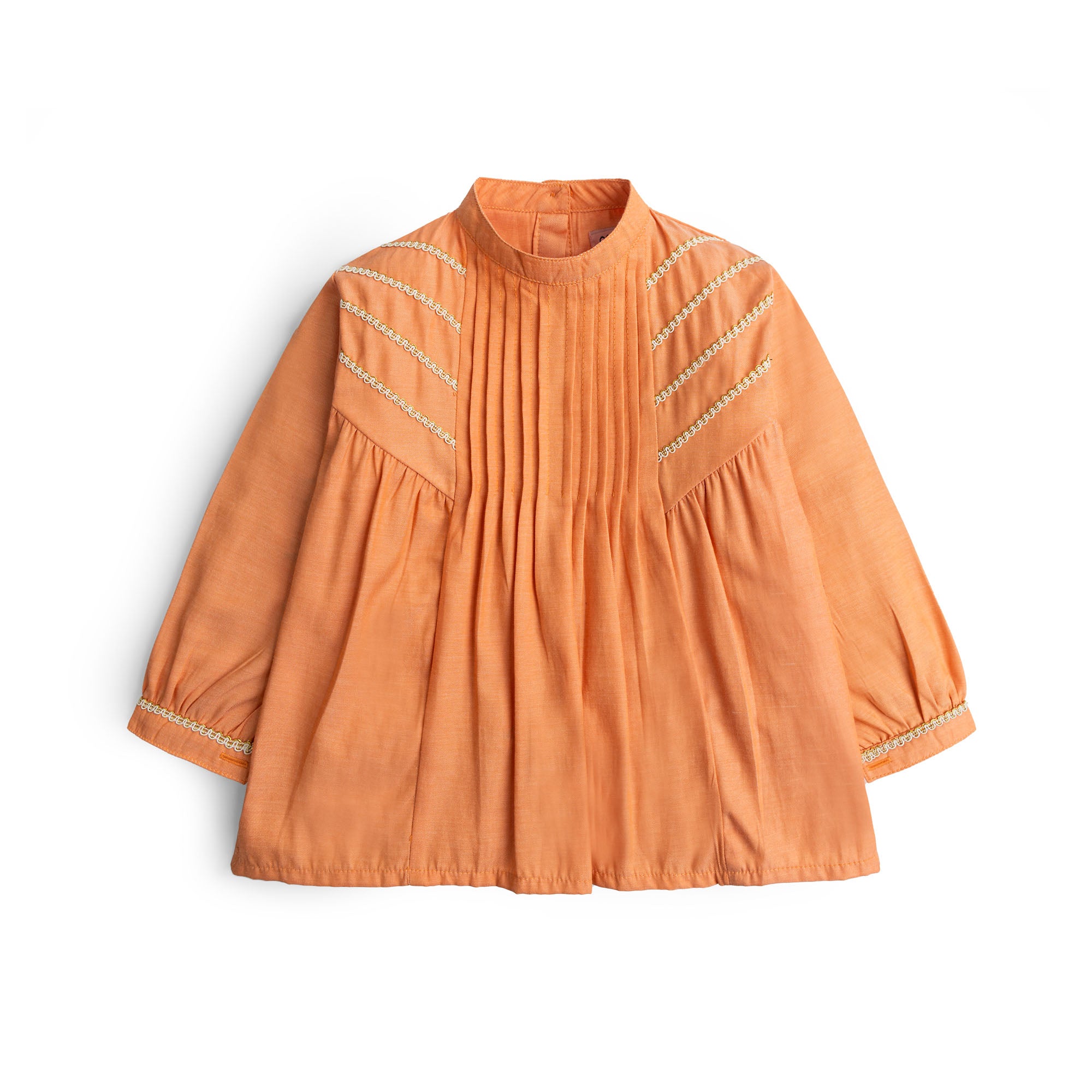 Solid Pleated Top
