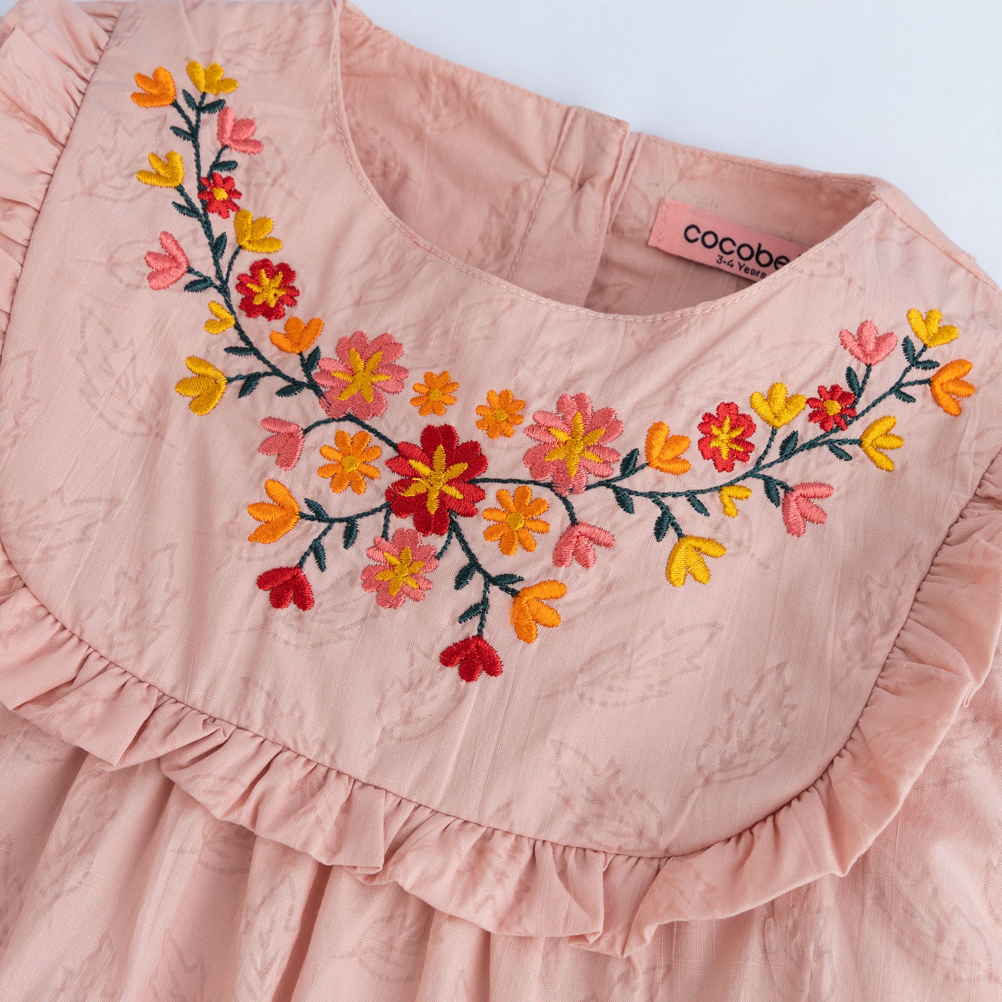 Rose Pink Embroidered Top