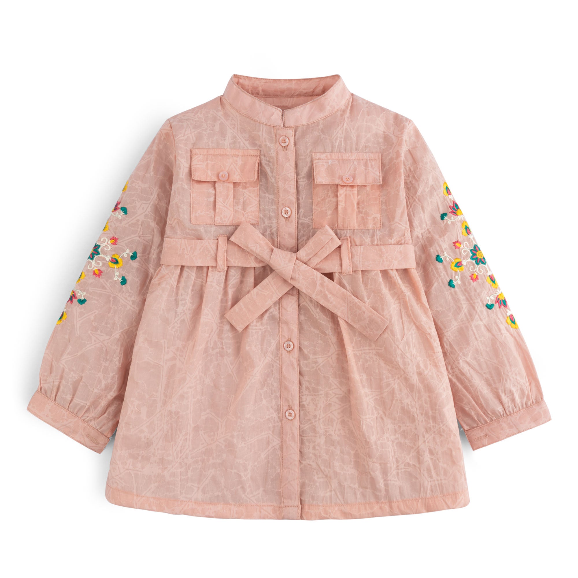 Pastel Pink Embroidered Top