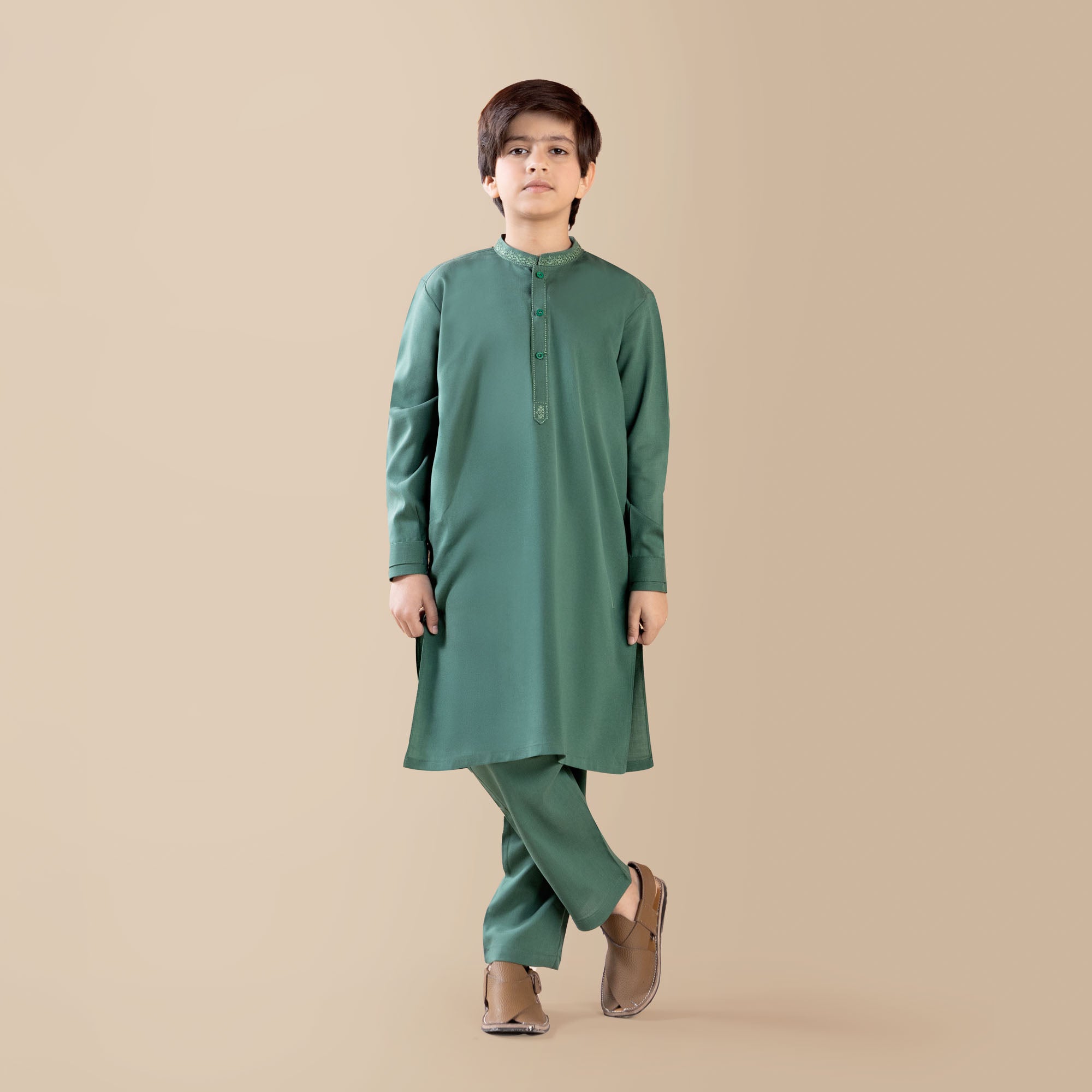 Sage Classic Kurta Pajama Set