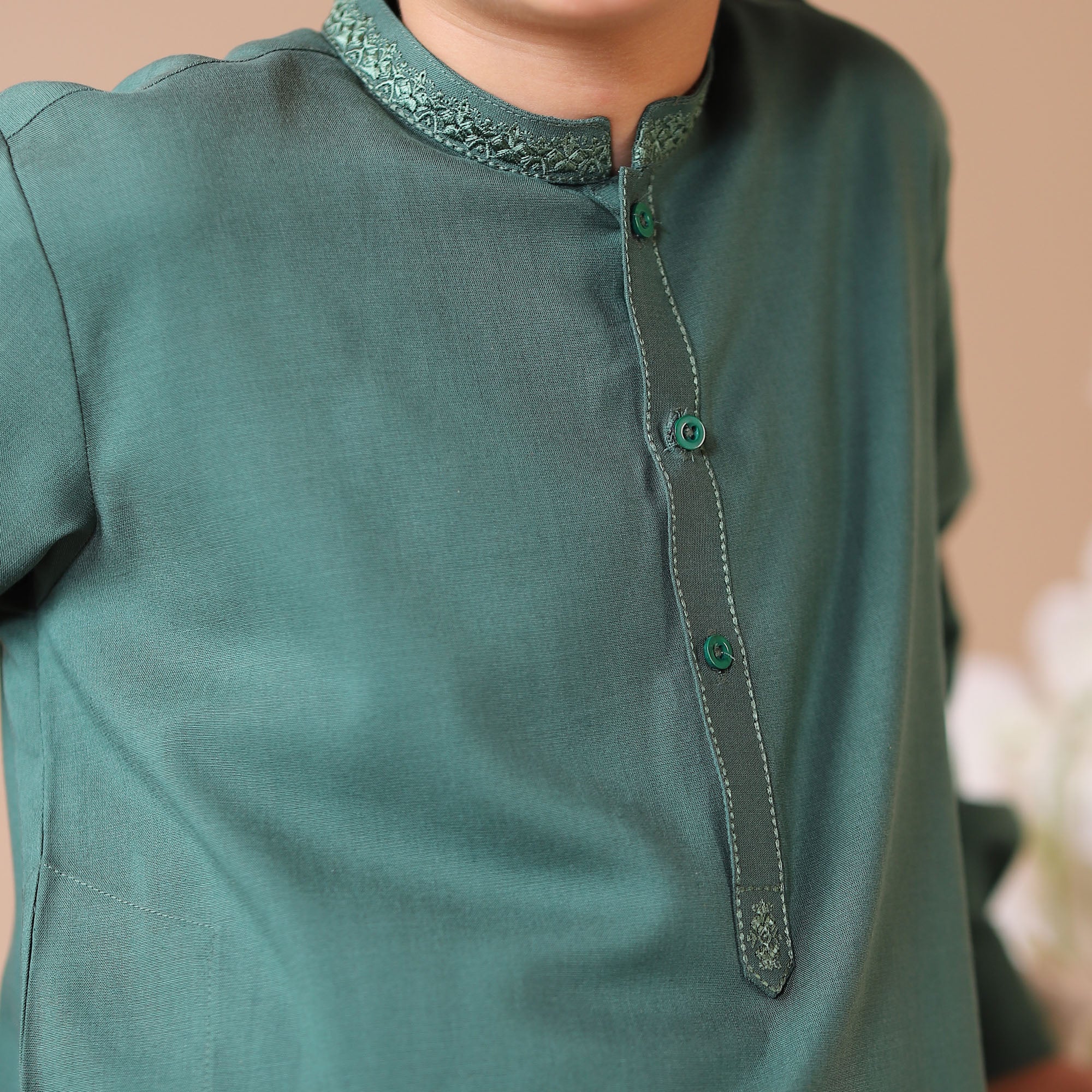 Sage Classic Kurta Pajama Set