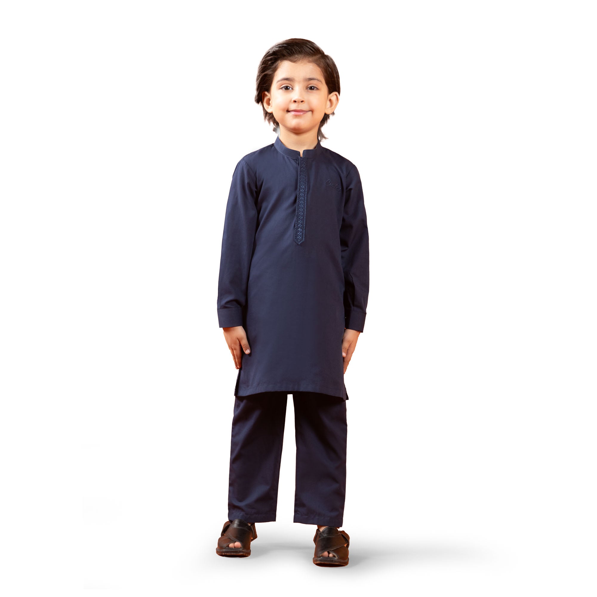 Midnight Grace Kurta Set
