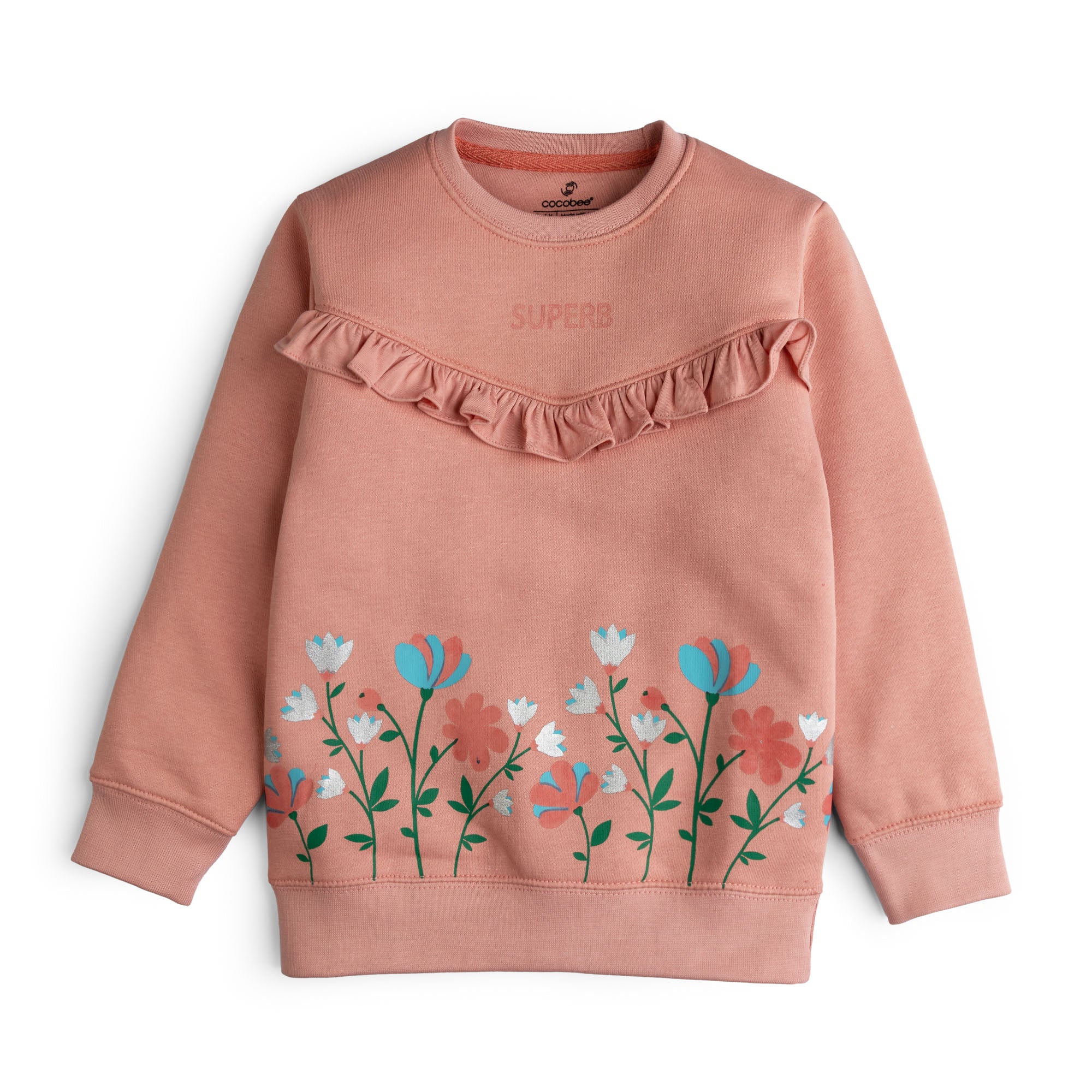 Floral Pink Sweatshirt