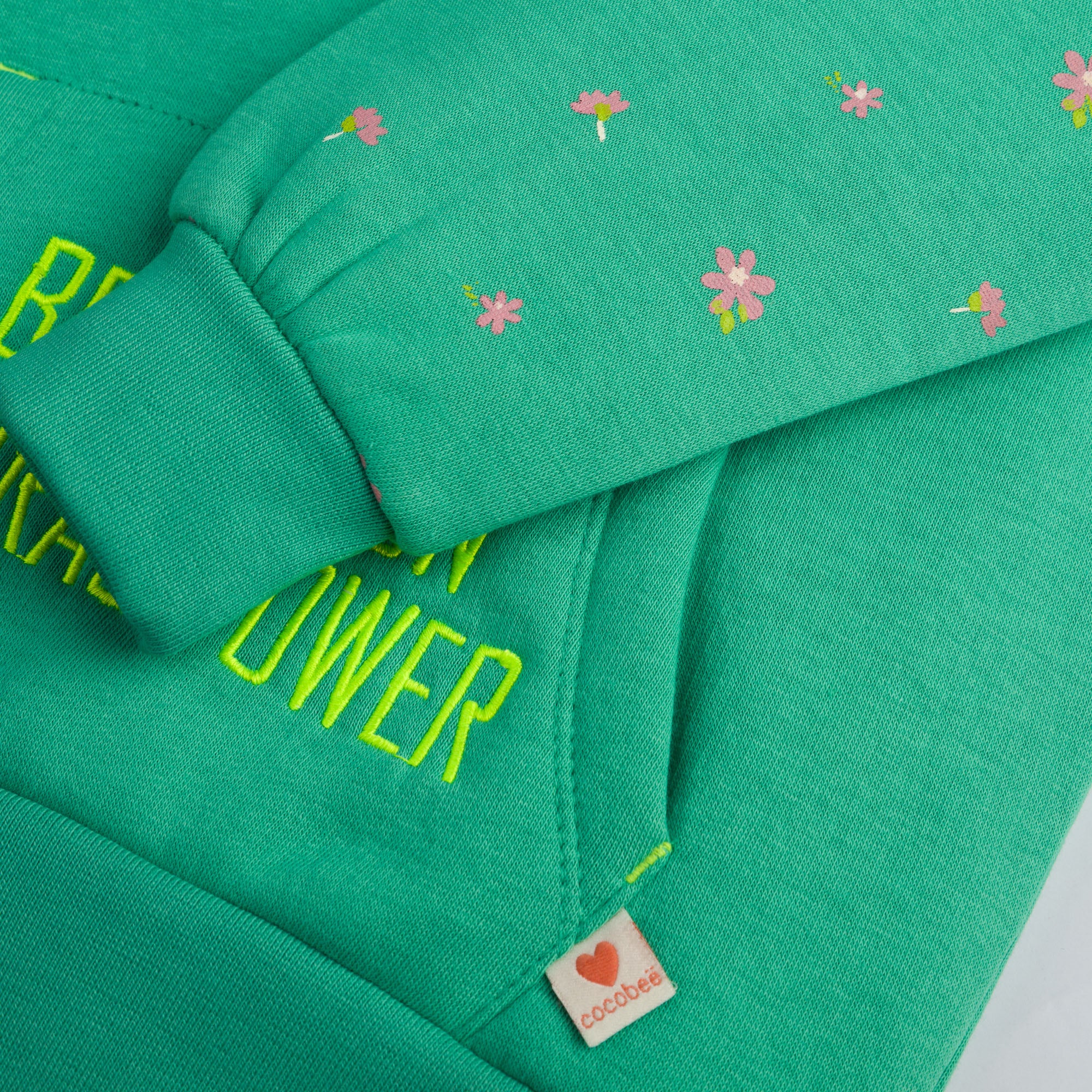 Floral green Sweatshirt – cocobee