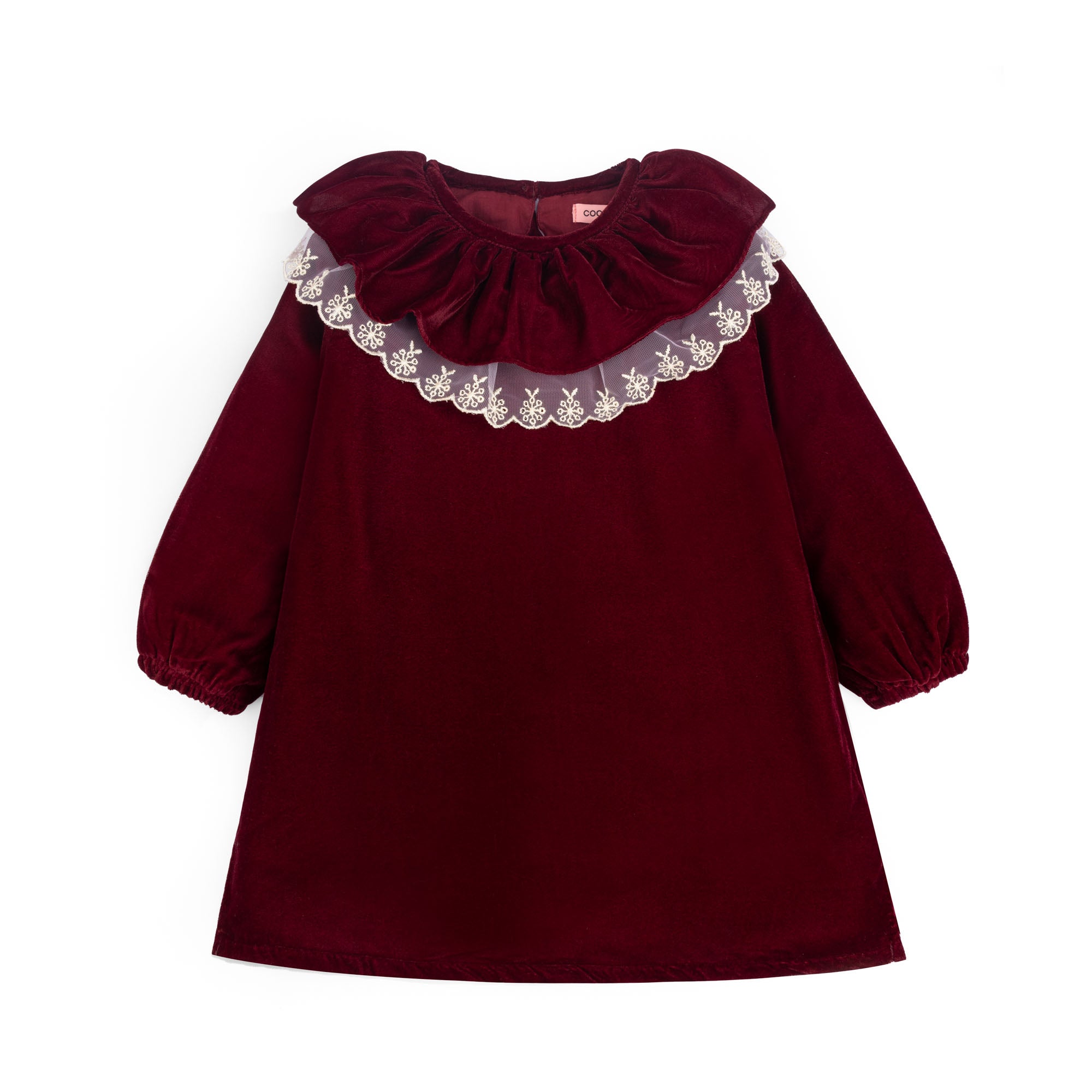 Maroon Frilly Top