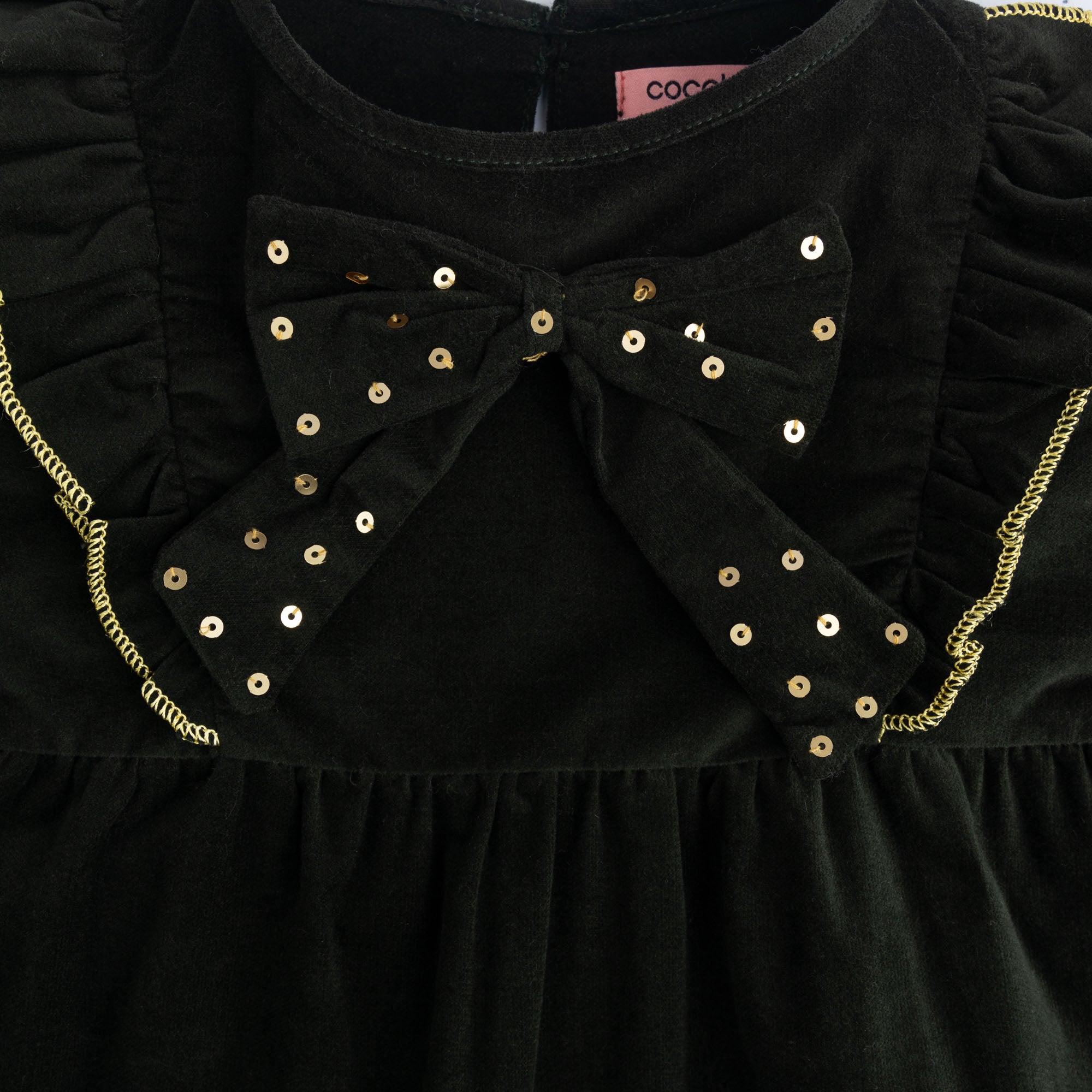 Embellished Frill Top