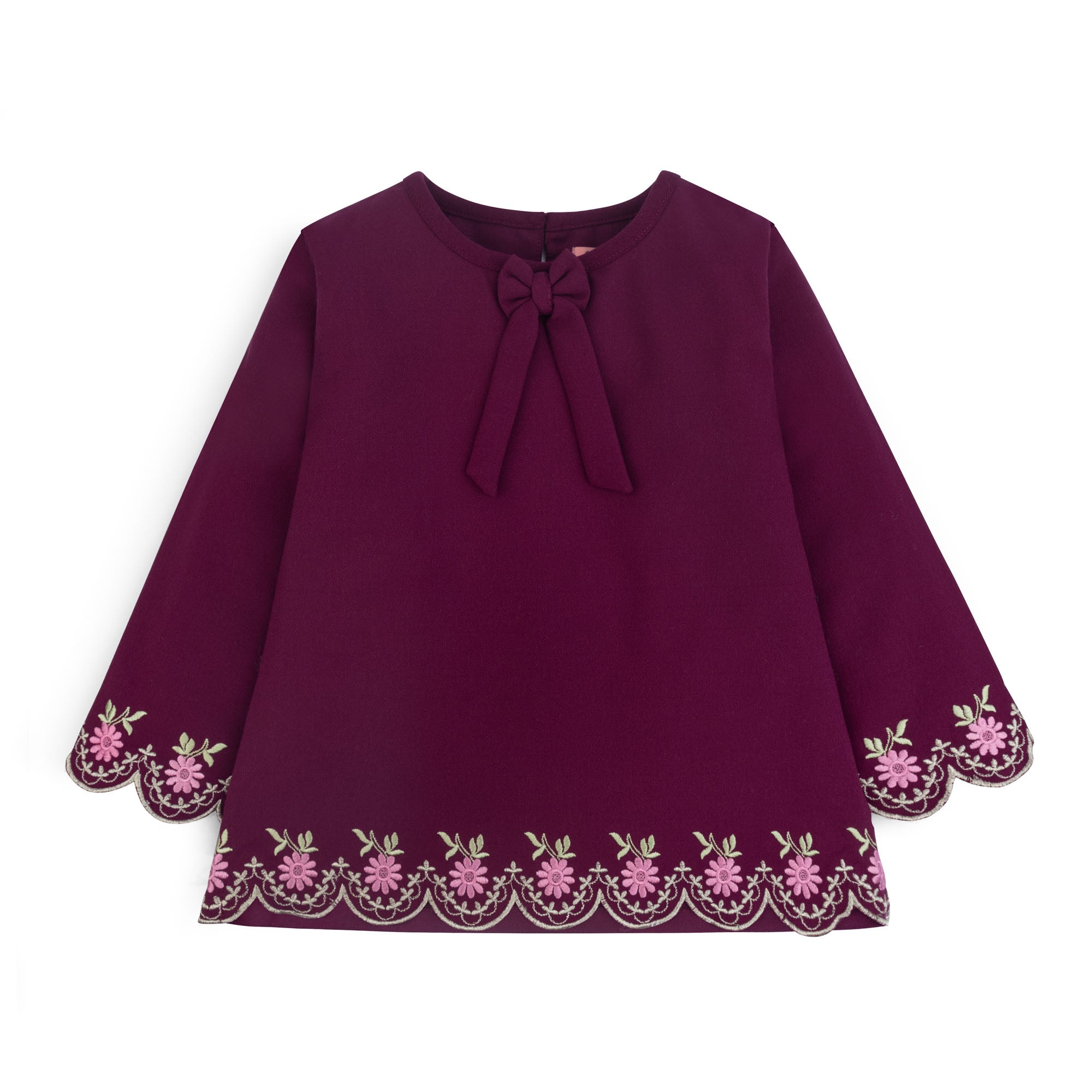 Embroidered Purple Top