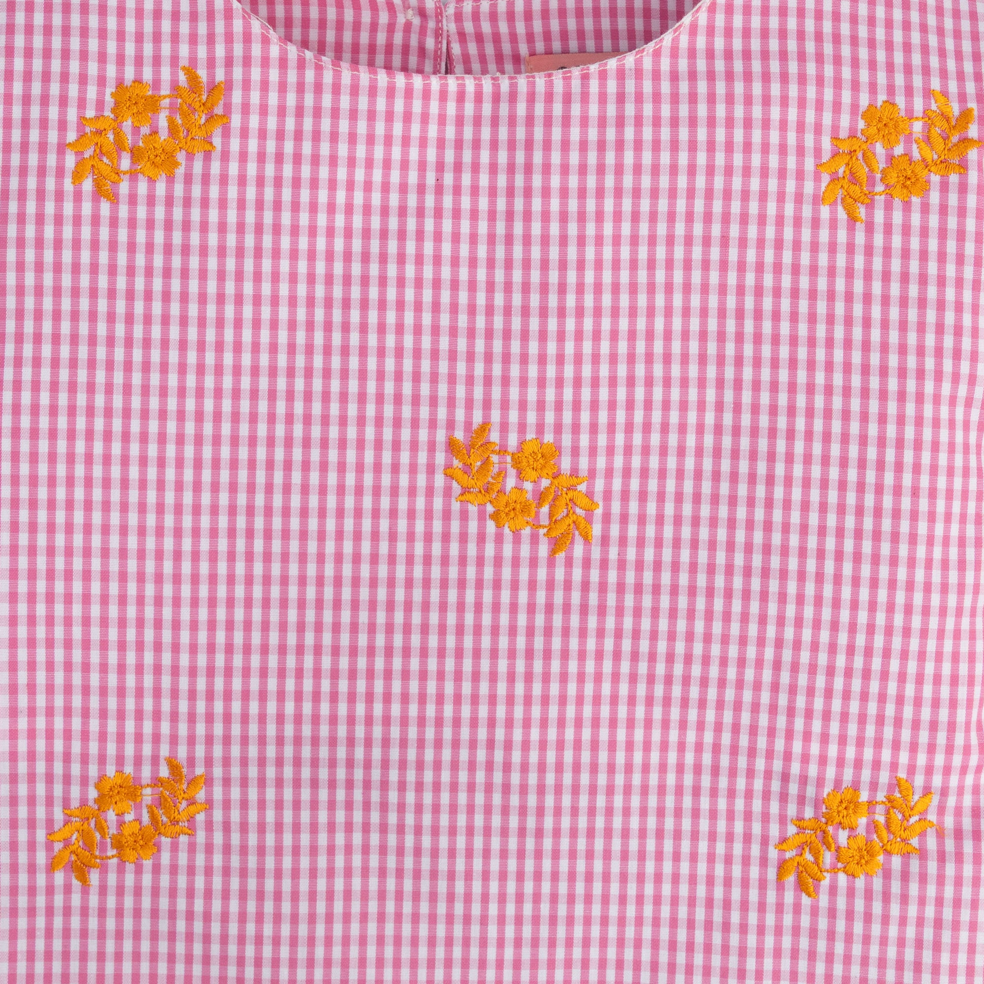 Peony Pink Embroidered Top