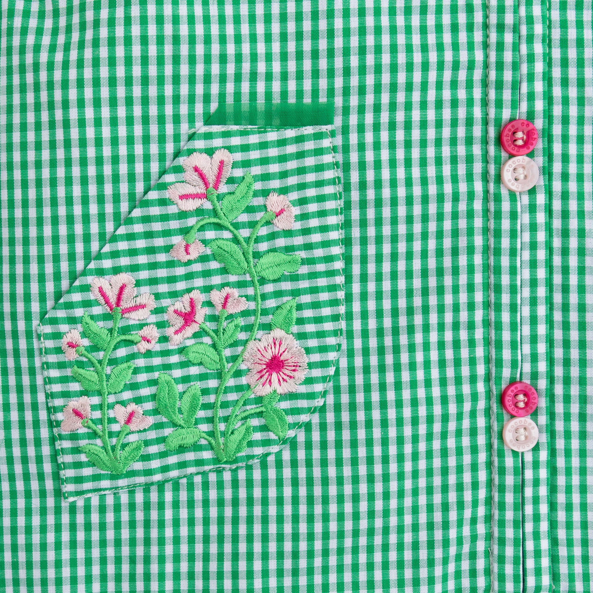 Springily Buttoned Top