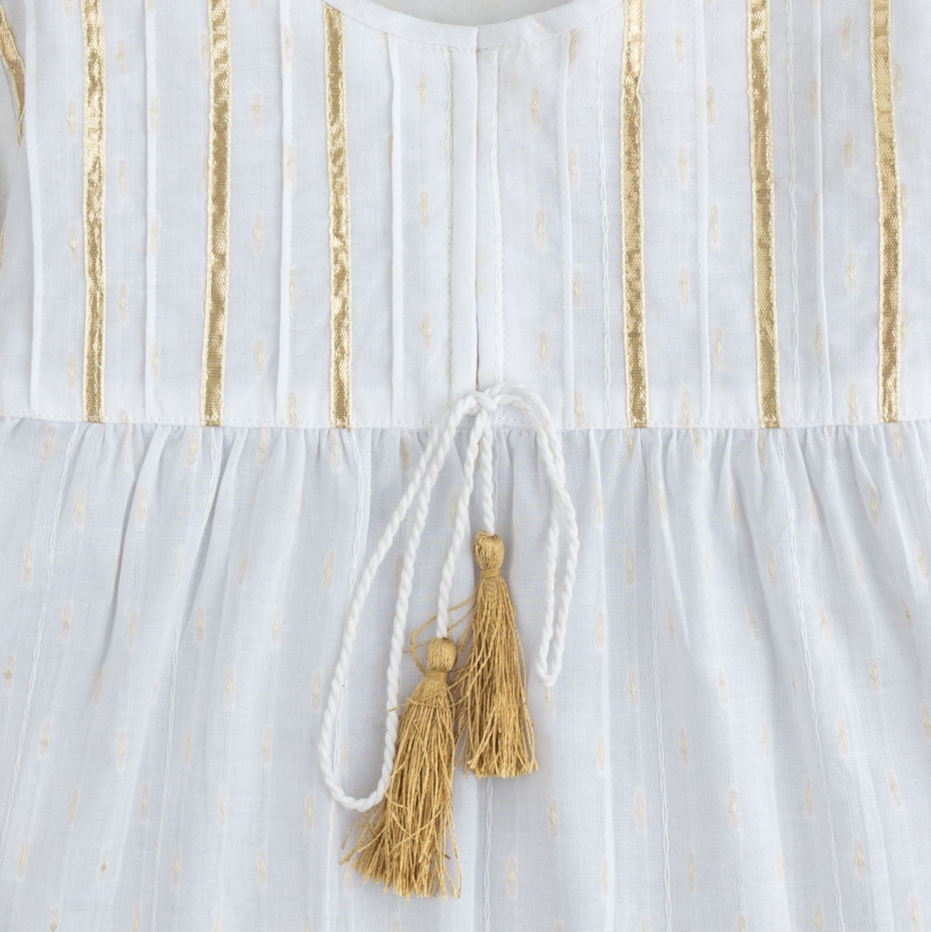 Sun-Thread Ruffle Top