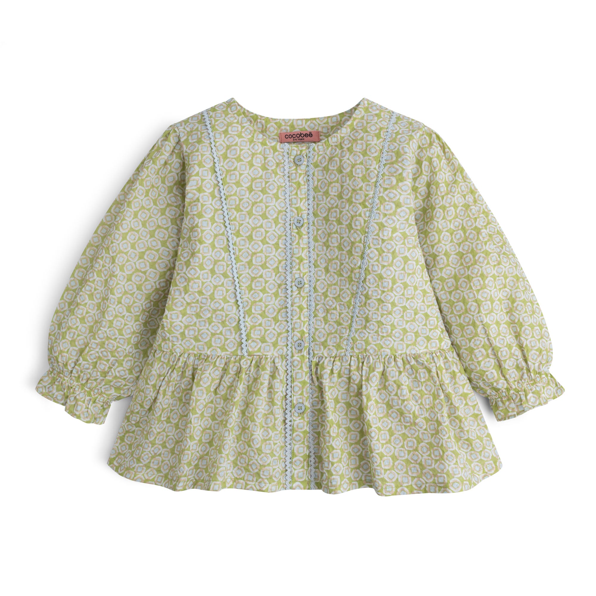 Lime Loop Printed Top