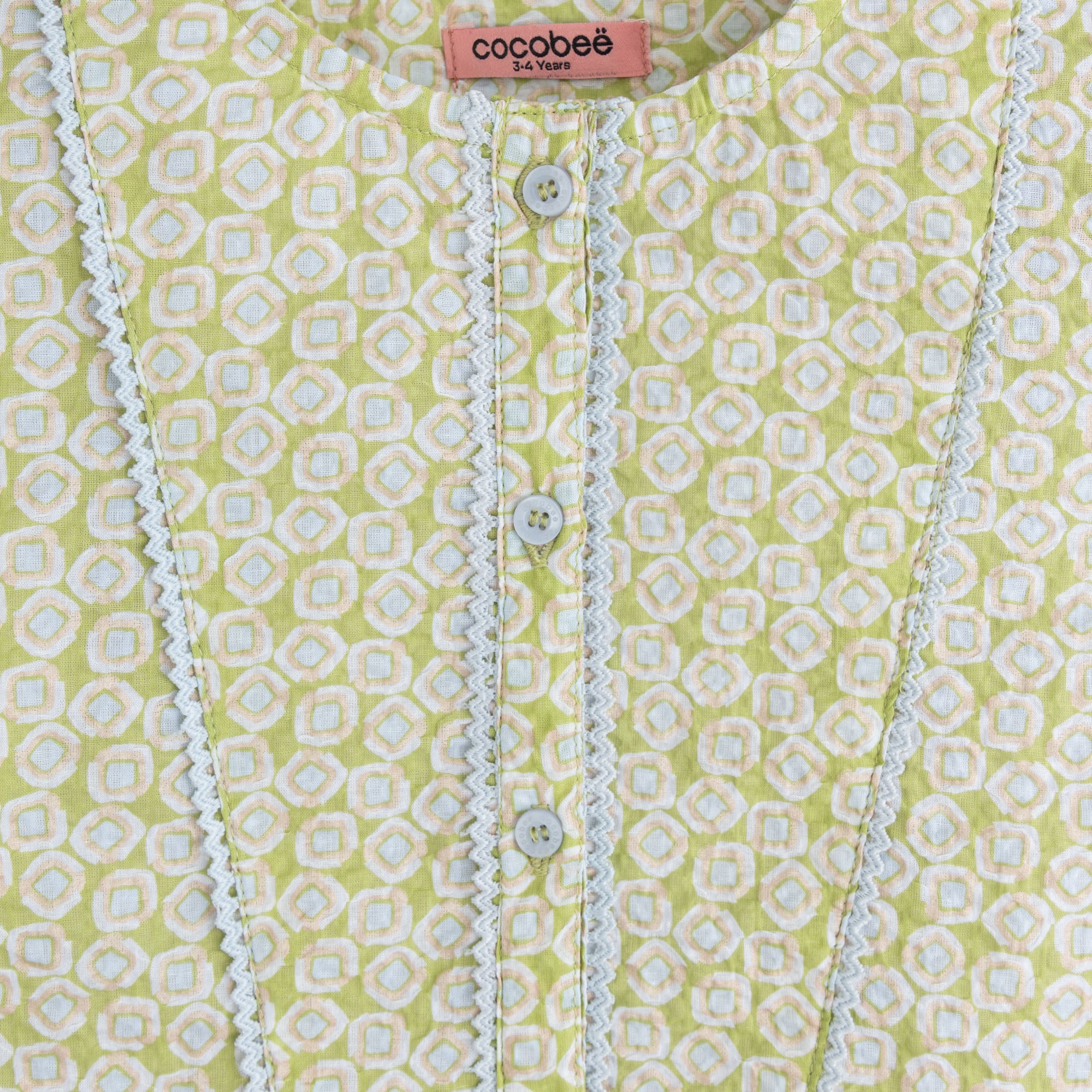 Lime Loop Printed Top