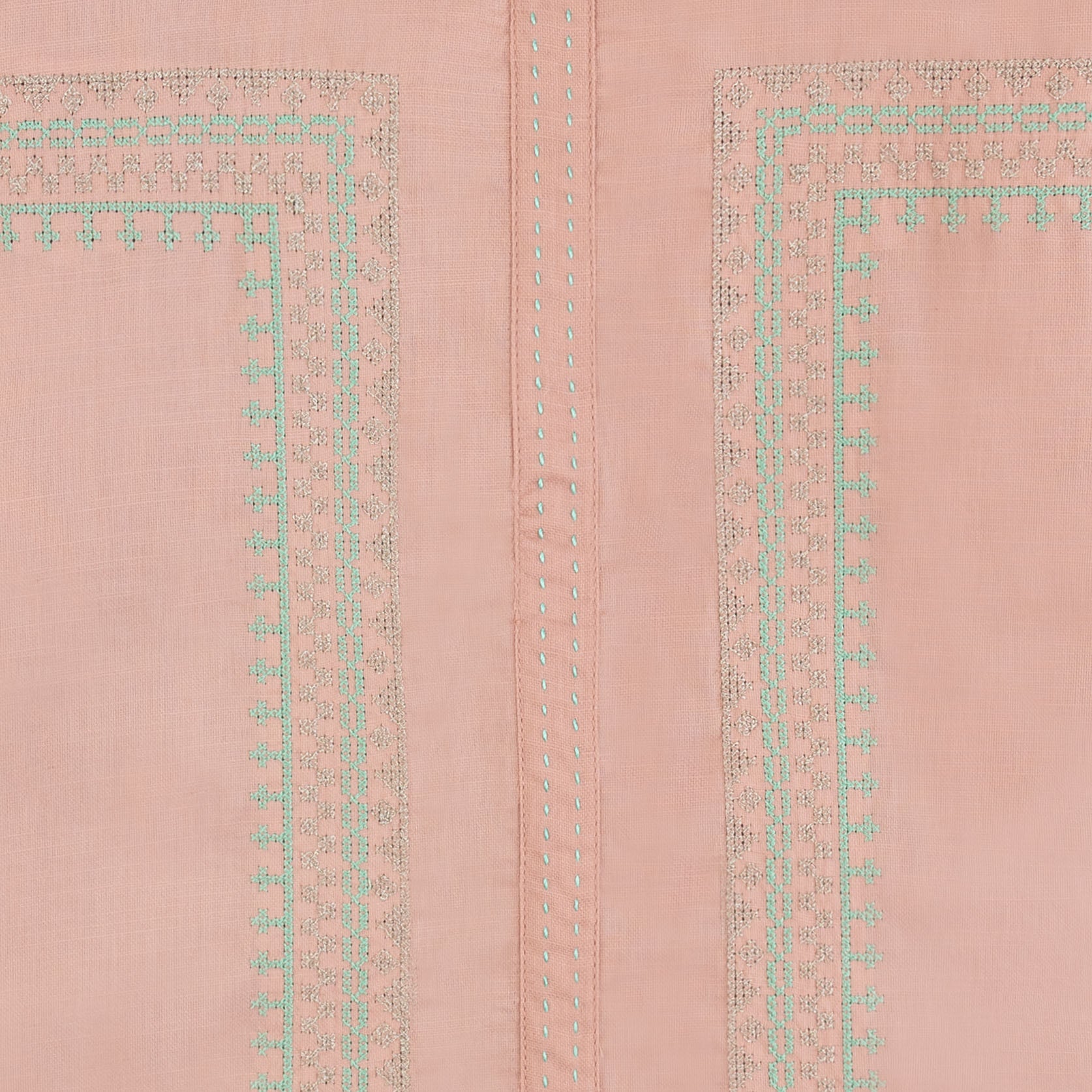 Embroidered Mauve Top