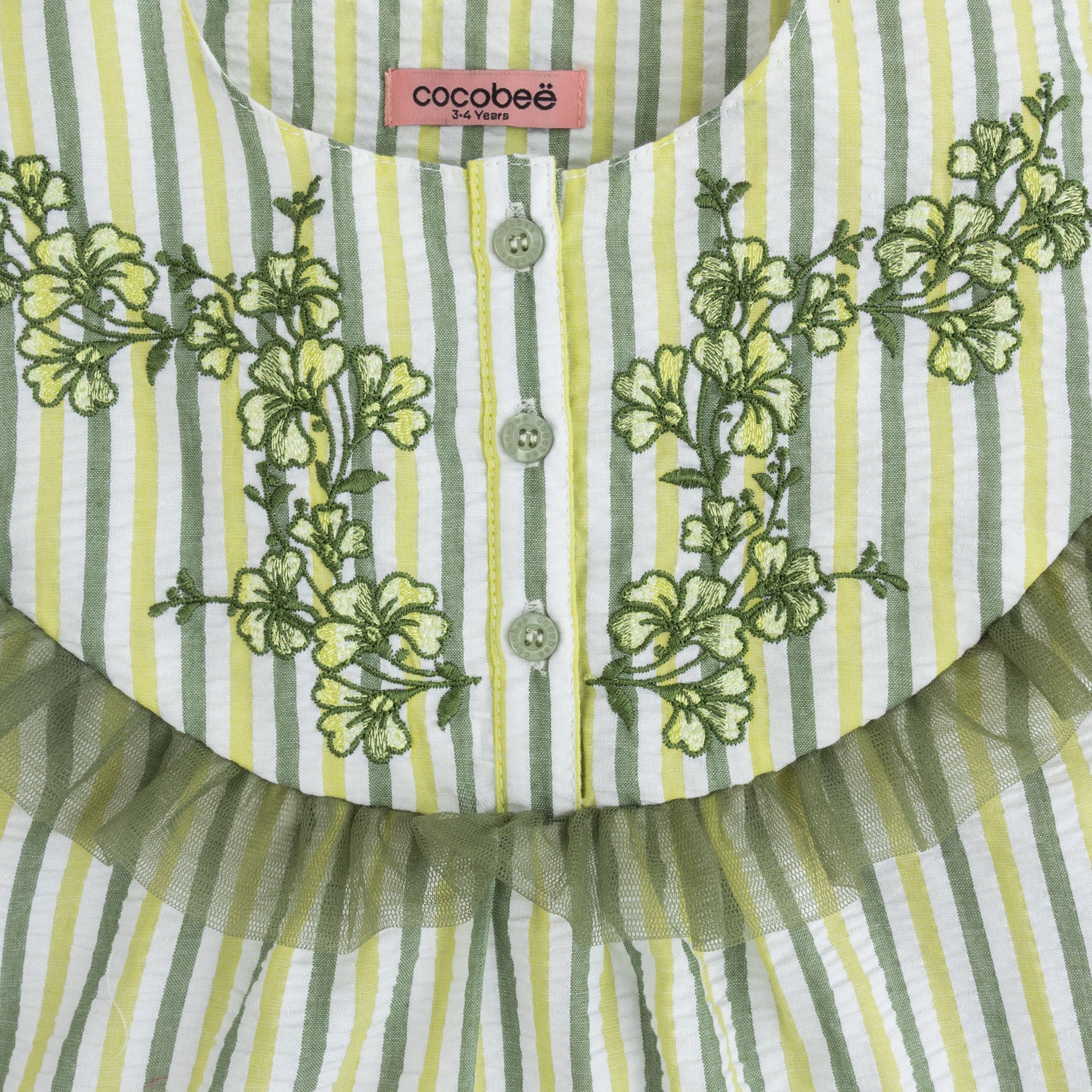 Green-Grace Embroidered Top