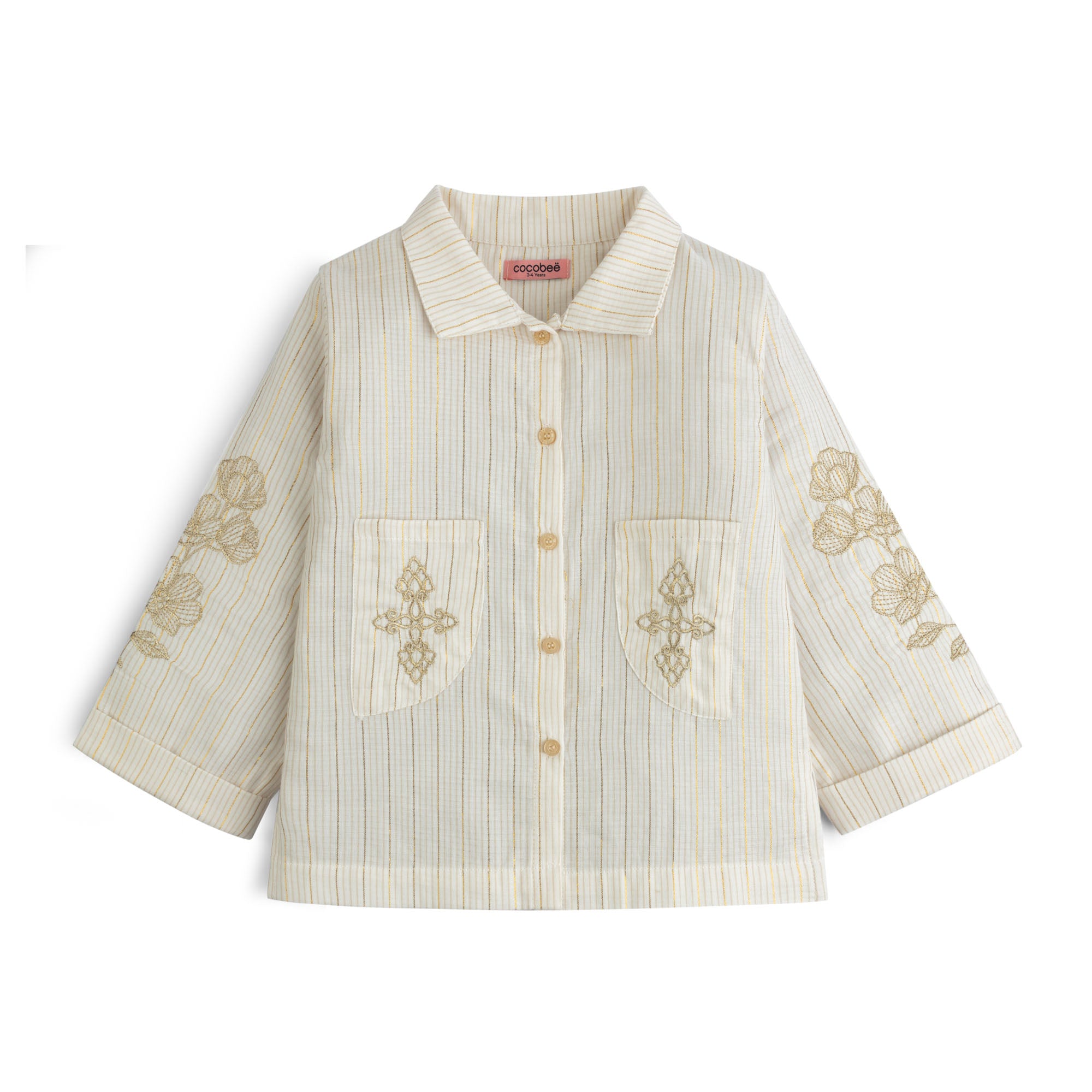 Striped Flora-Craft Shirt