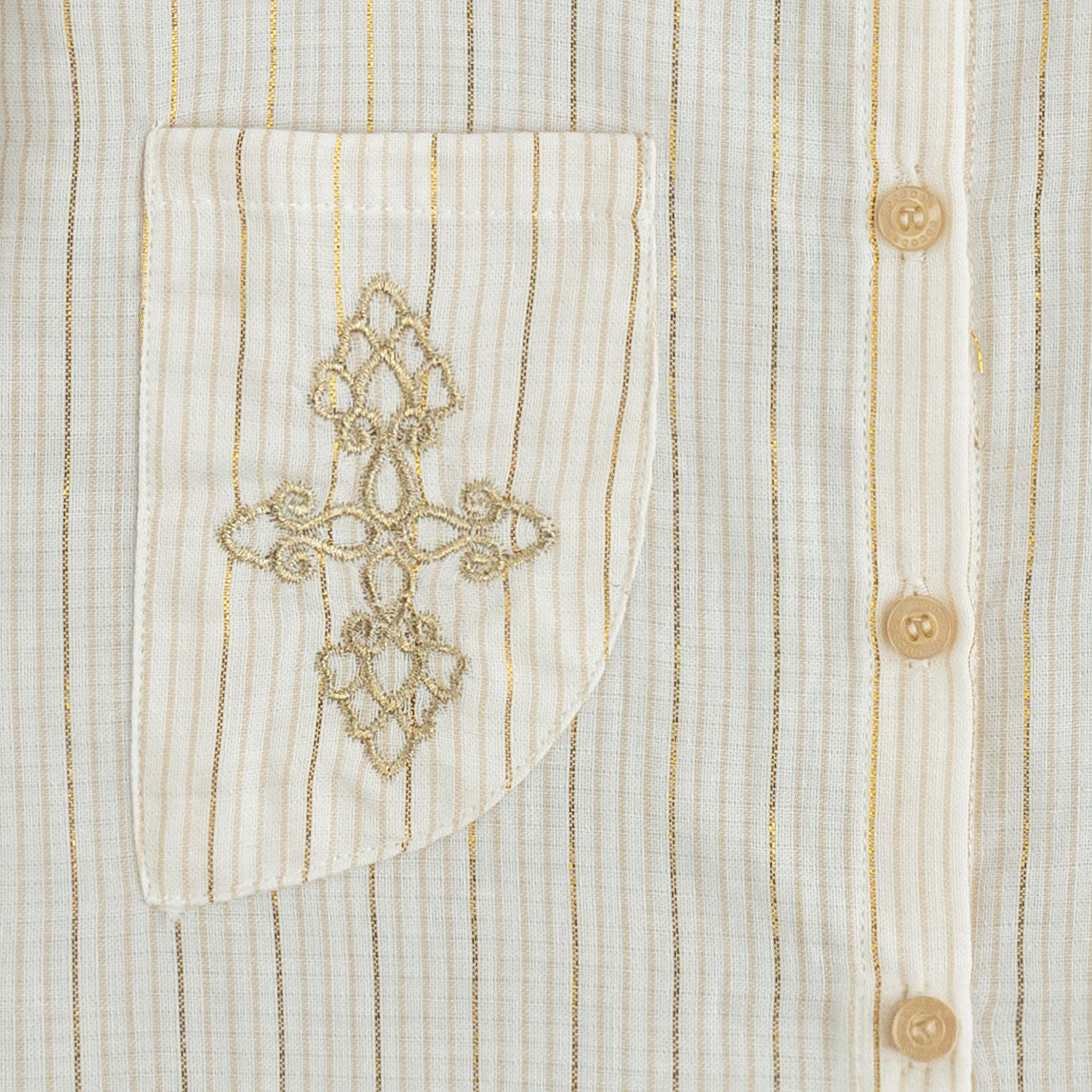 Striped Flora-Craft Shirt