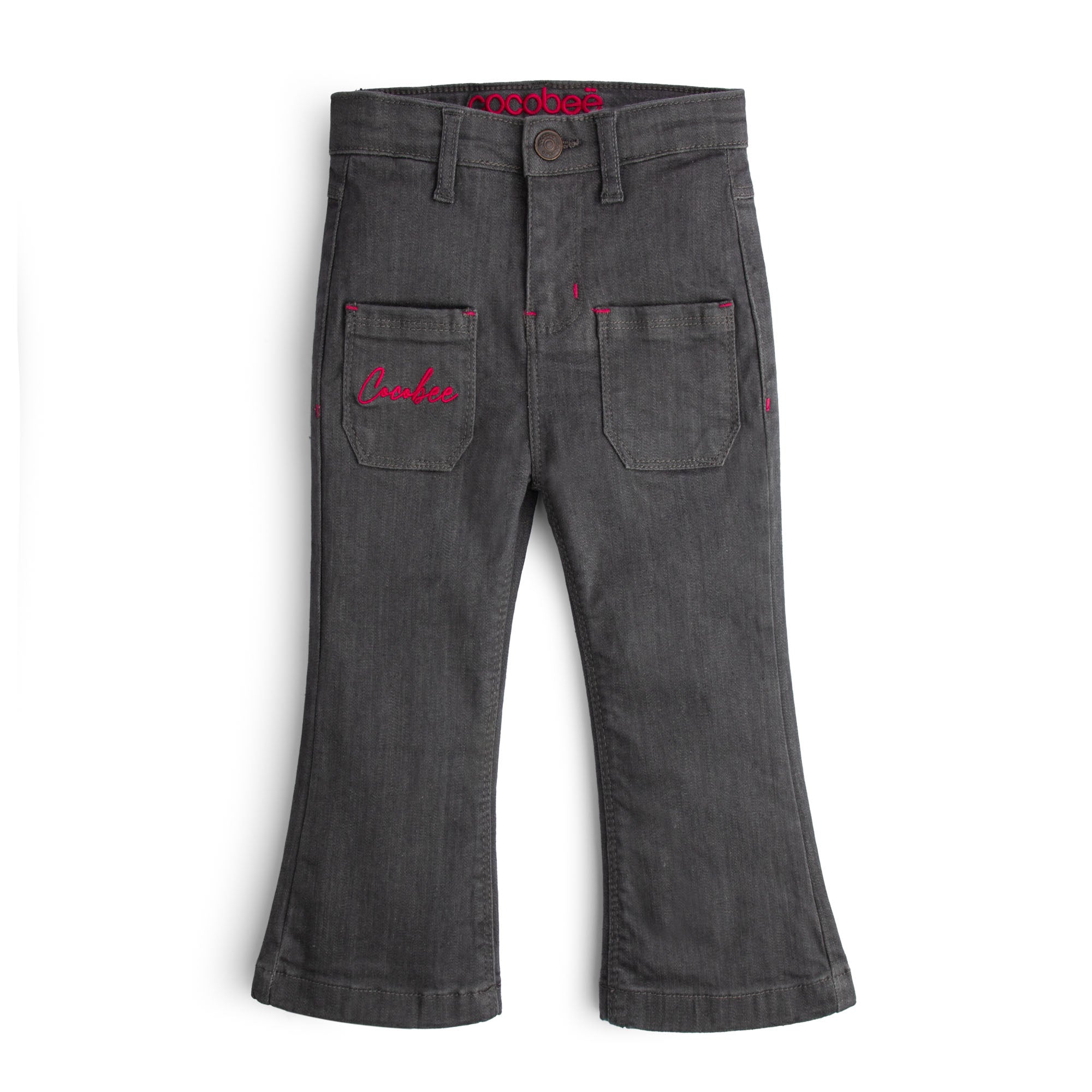 Charcoal Flap Boot cut