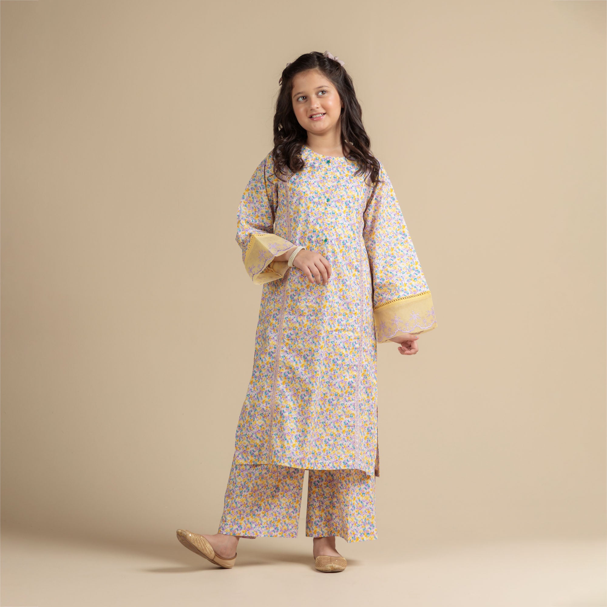 Golden Petal Two-Piece
