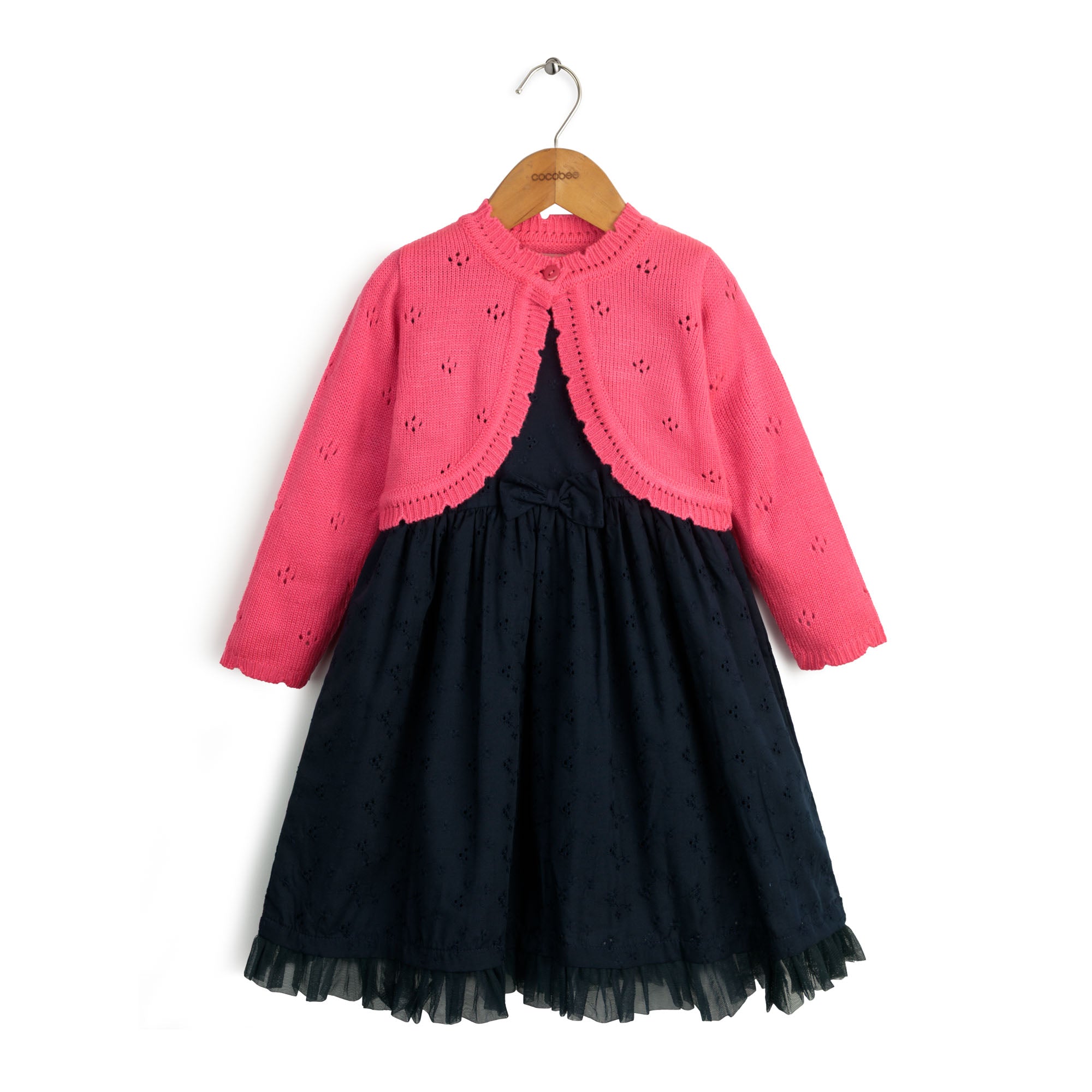 Navy Blue Bolero Frock