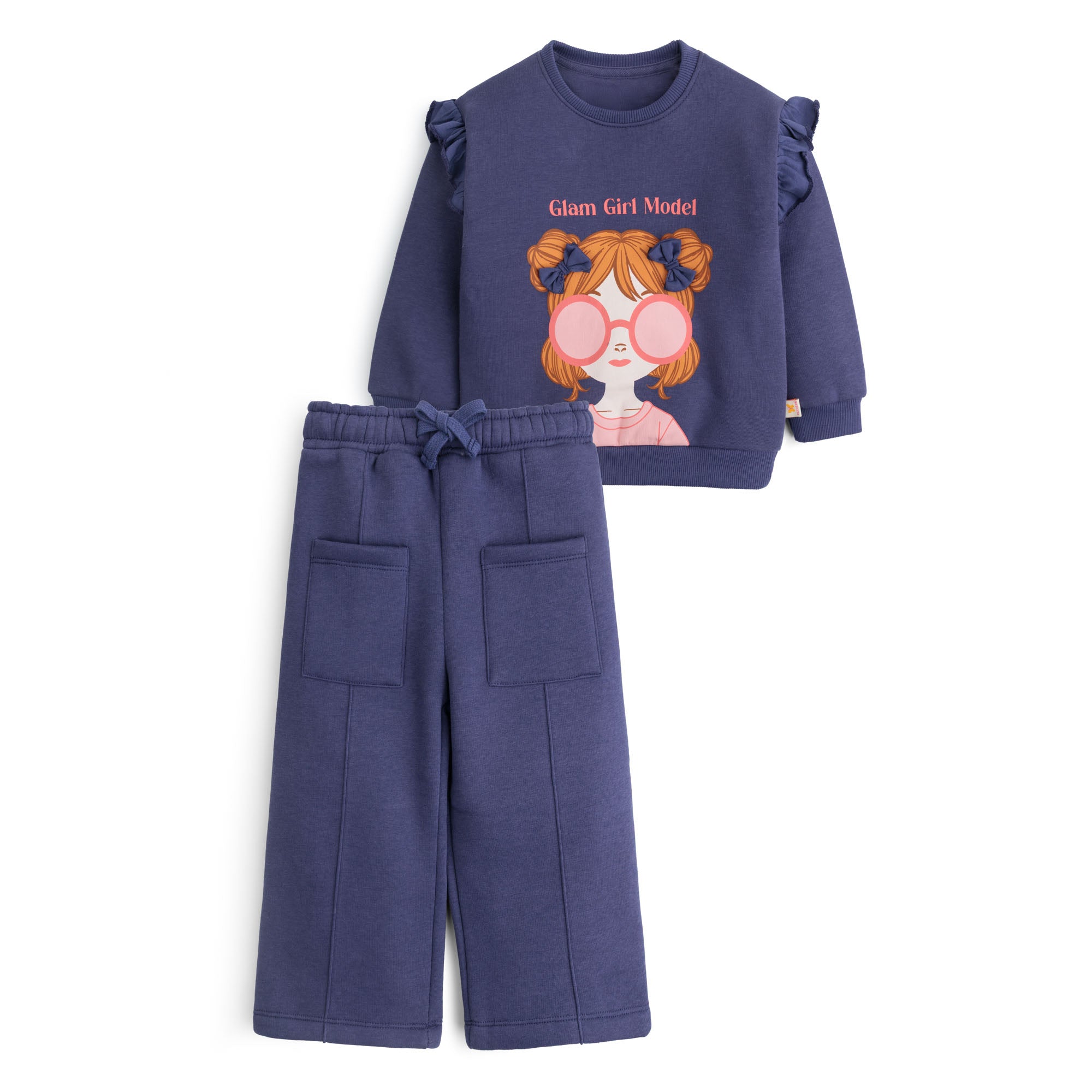 Blueberry Glam Printed Set