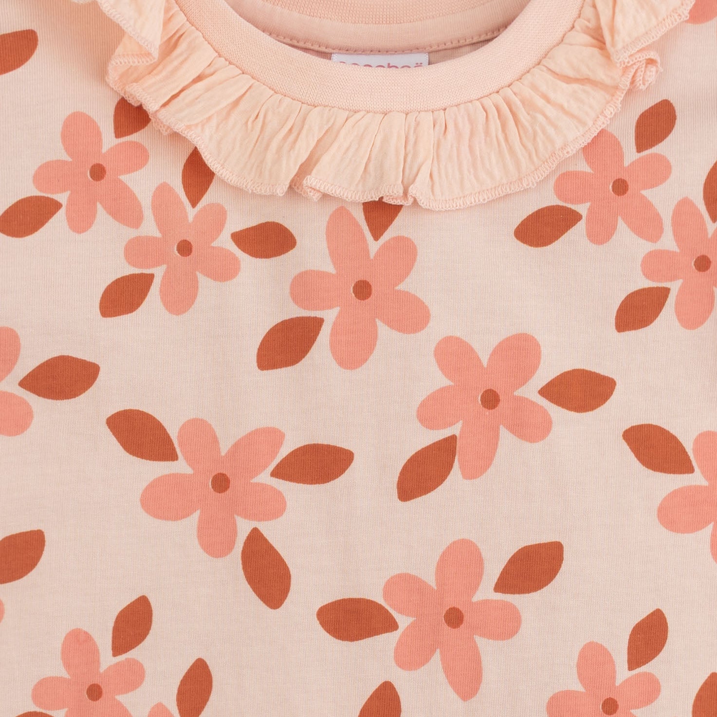 Peach Bloomlet Ruffle Co-Ord – cocobee