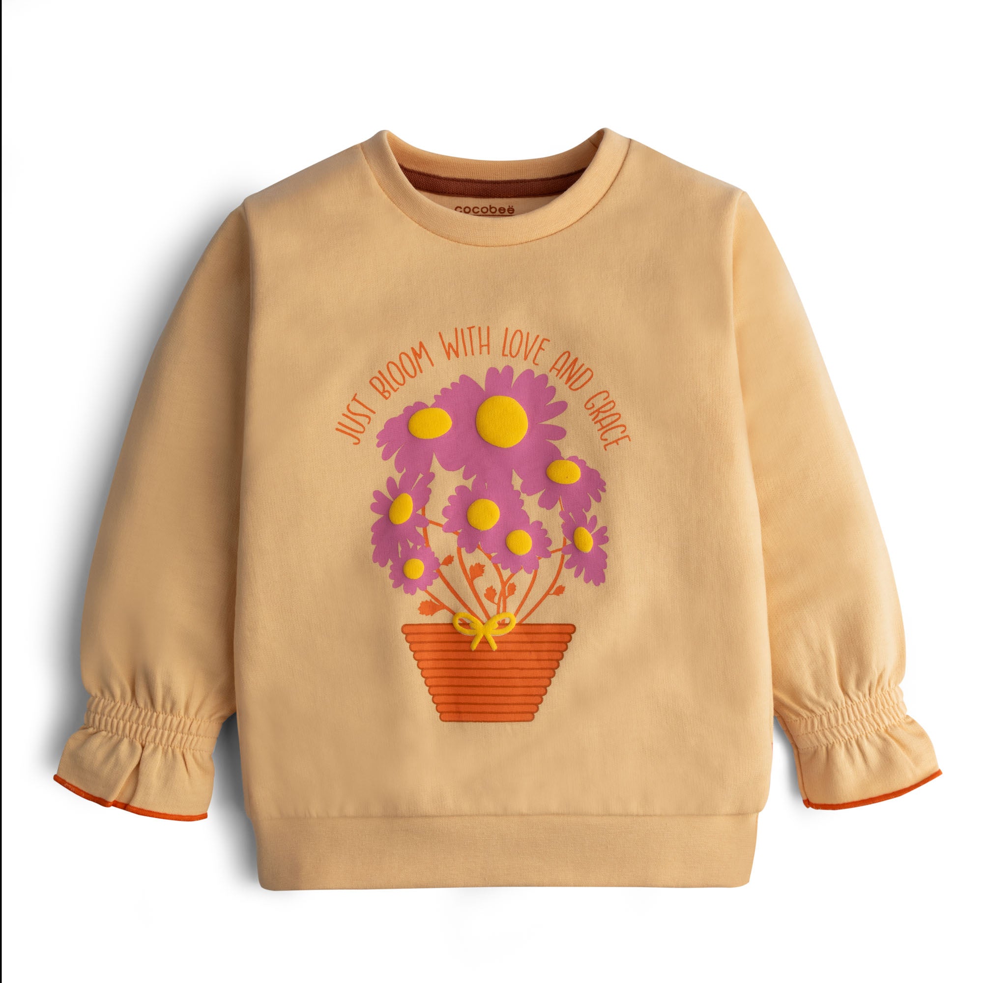 Peachy Bloom Sweatshirt