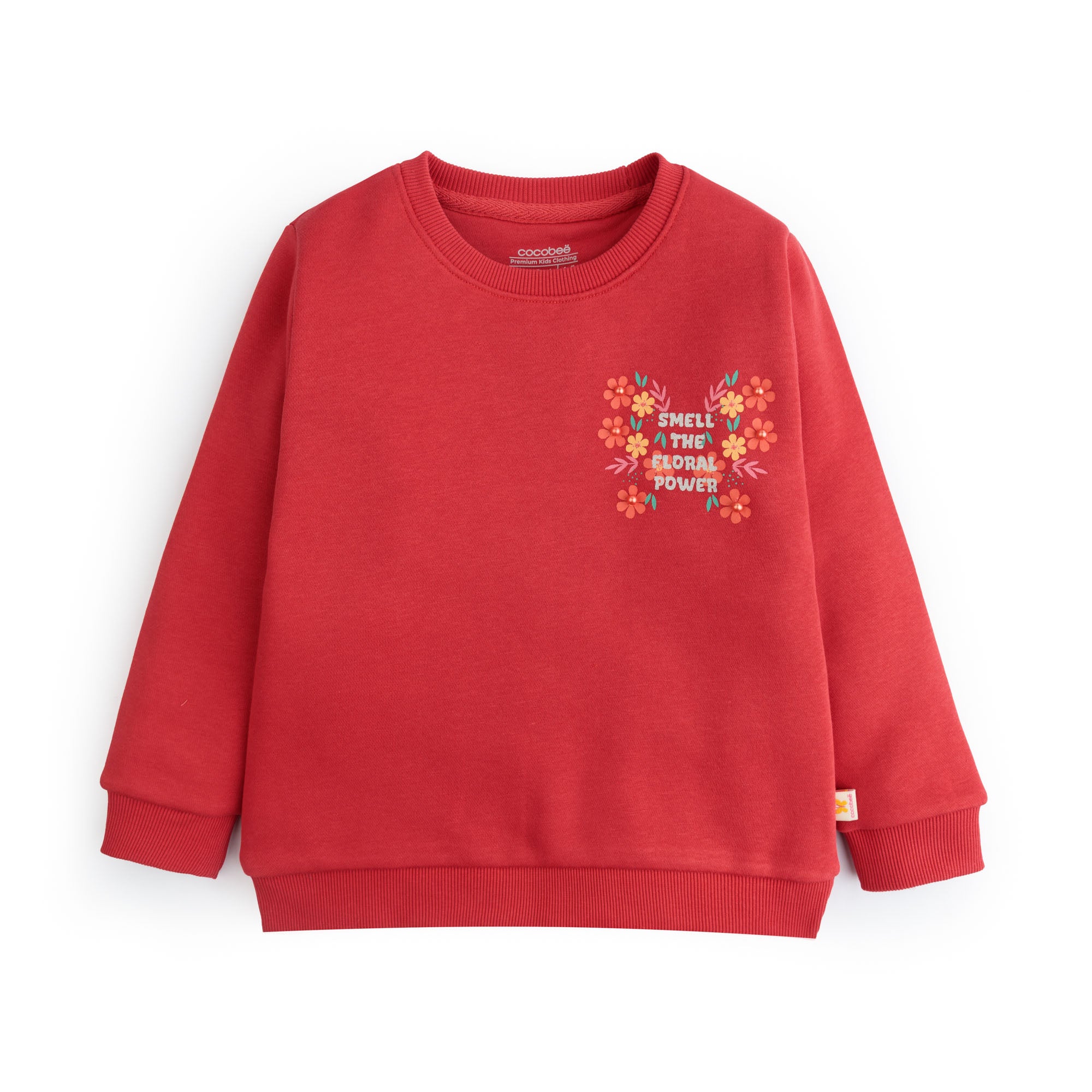 Floral Power Graphic Sweatshirt