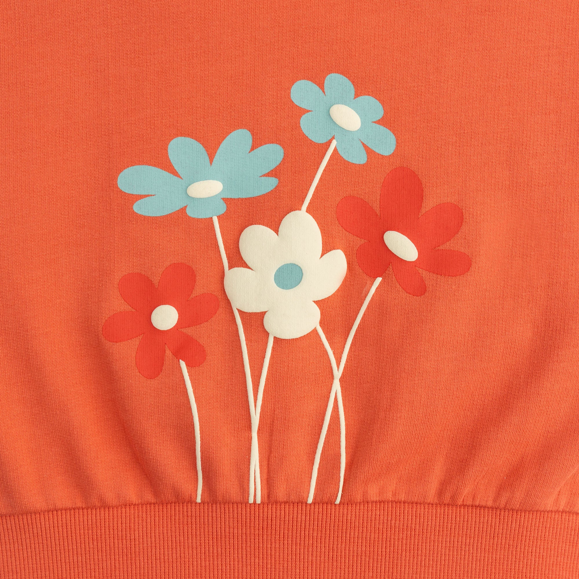 Autumn Bloom Ruffle Sweatshirt
