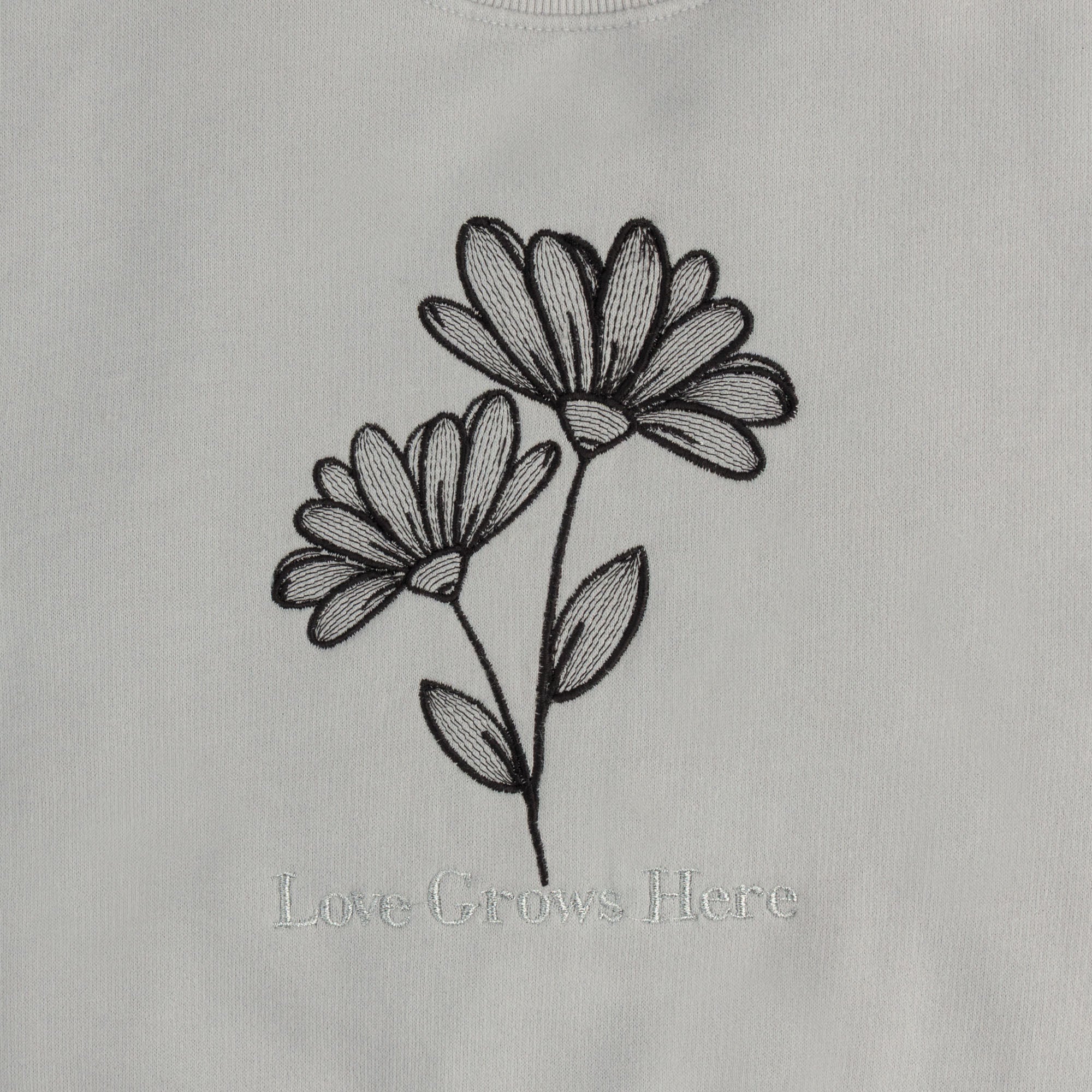 Love Bloom Embroidered Sweatshirt