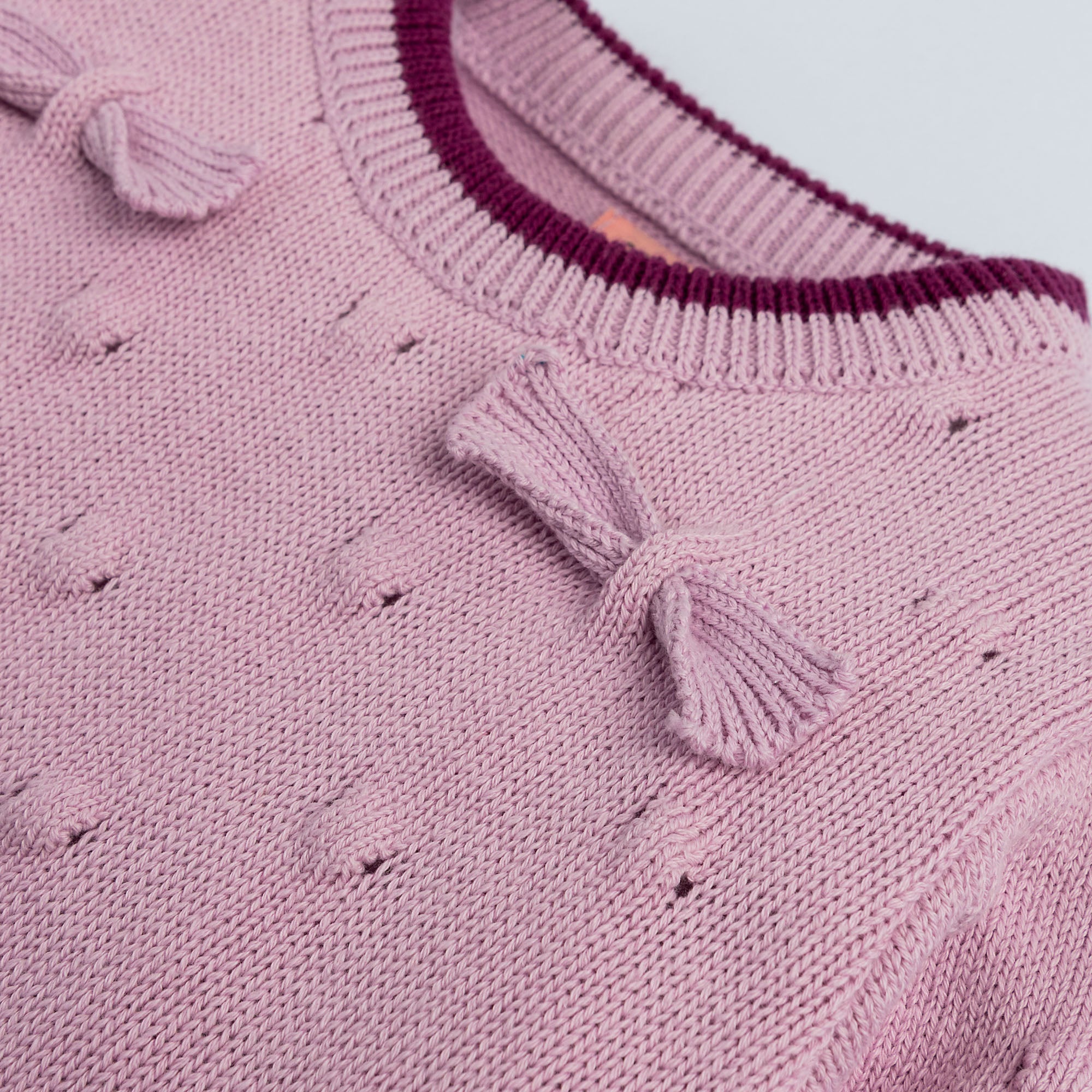 Lavender Knitted Outerwear