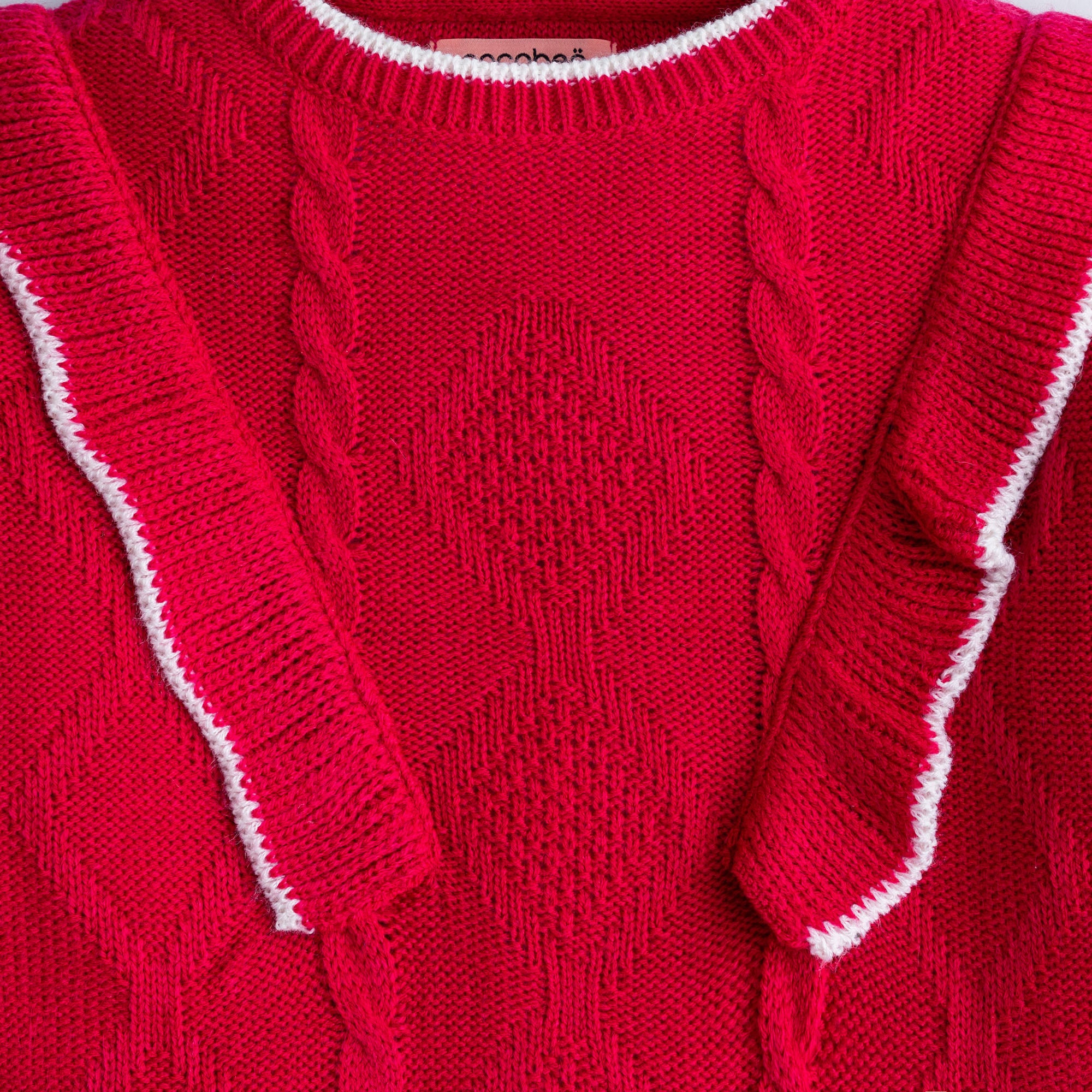 Vibrant Pink Knitted Sweater