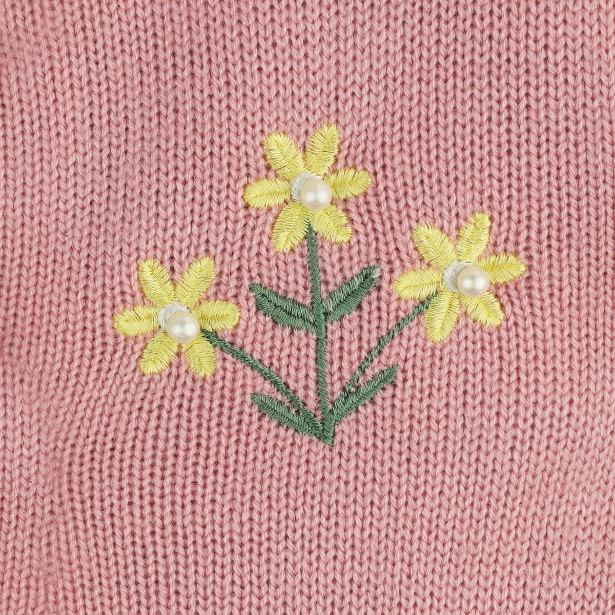 Pastel Pink Patterned Cardigan – cocobee