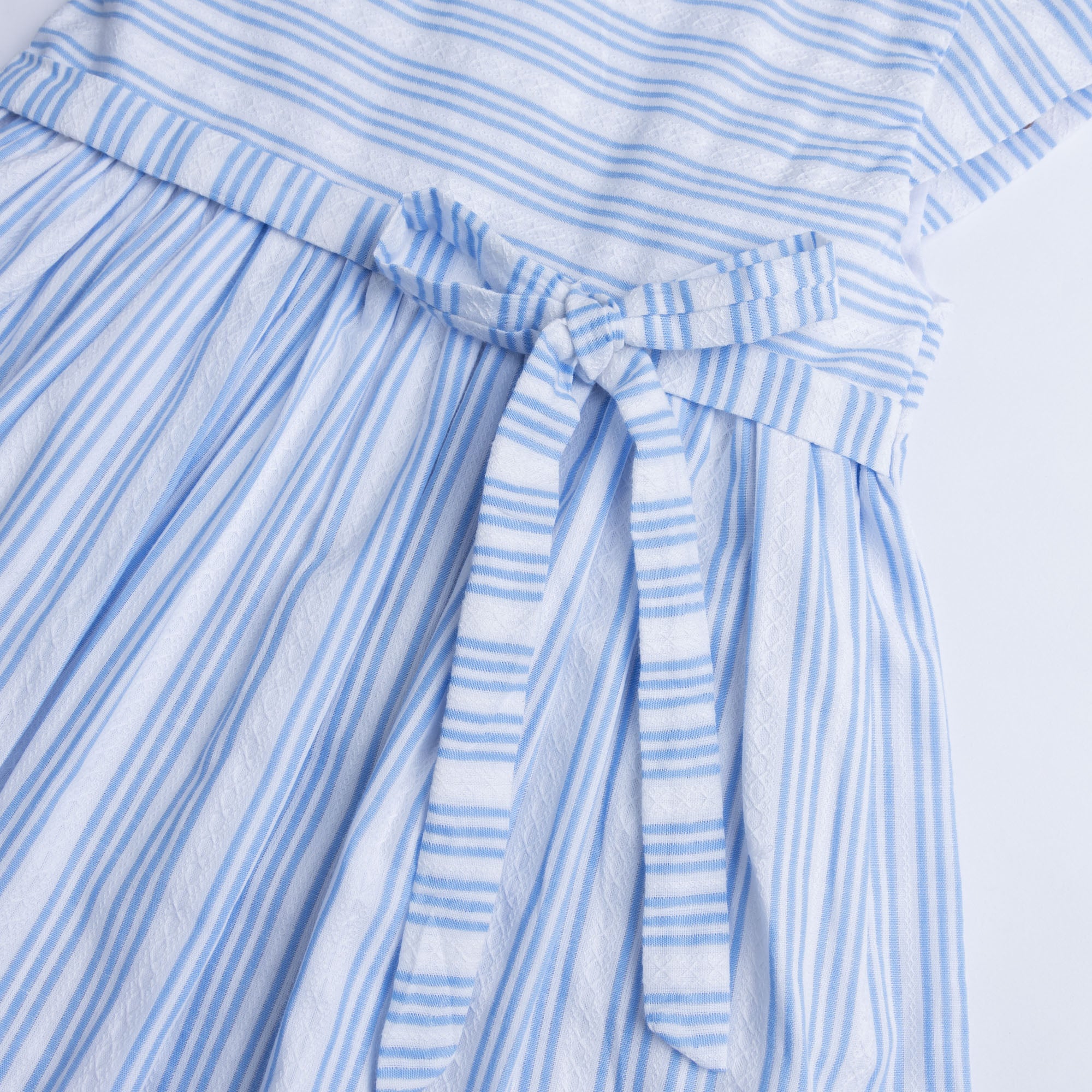 Light Blue Striper Top and Short Set