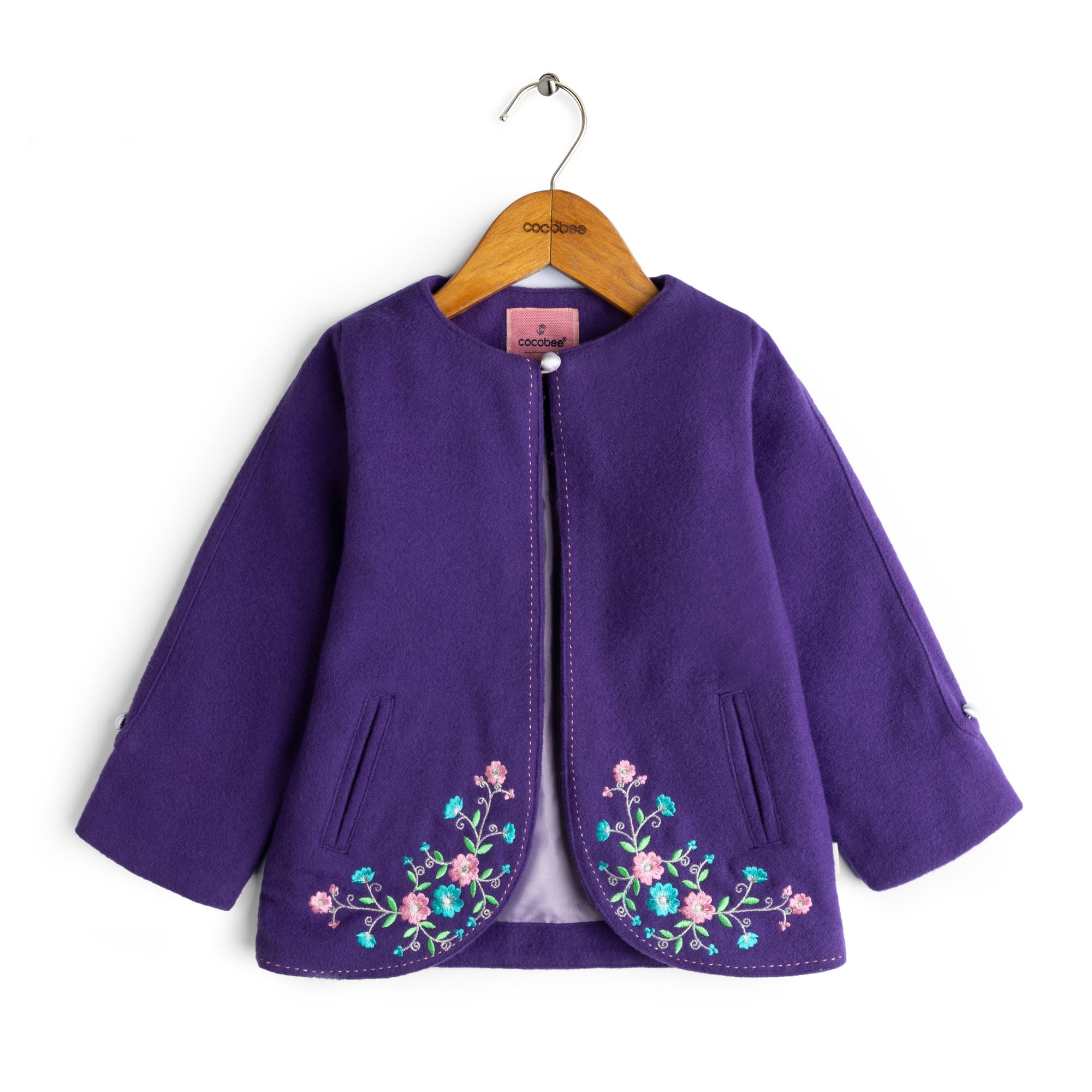 Purple Woollen Coat