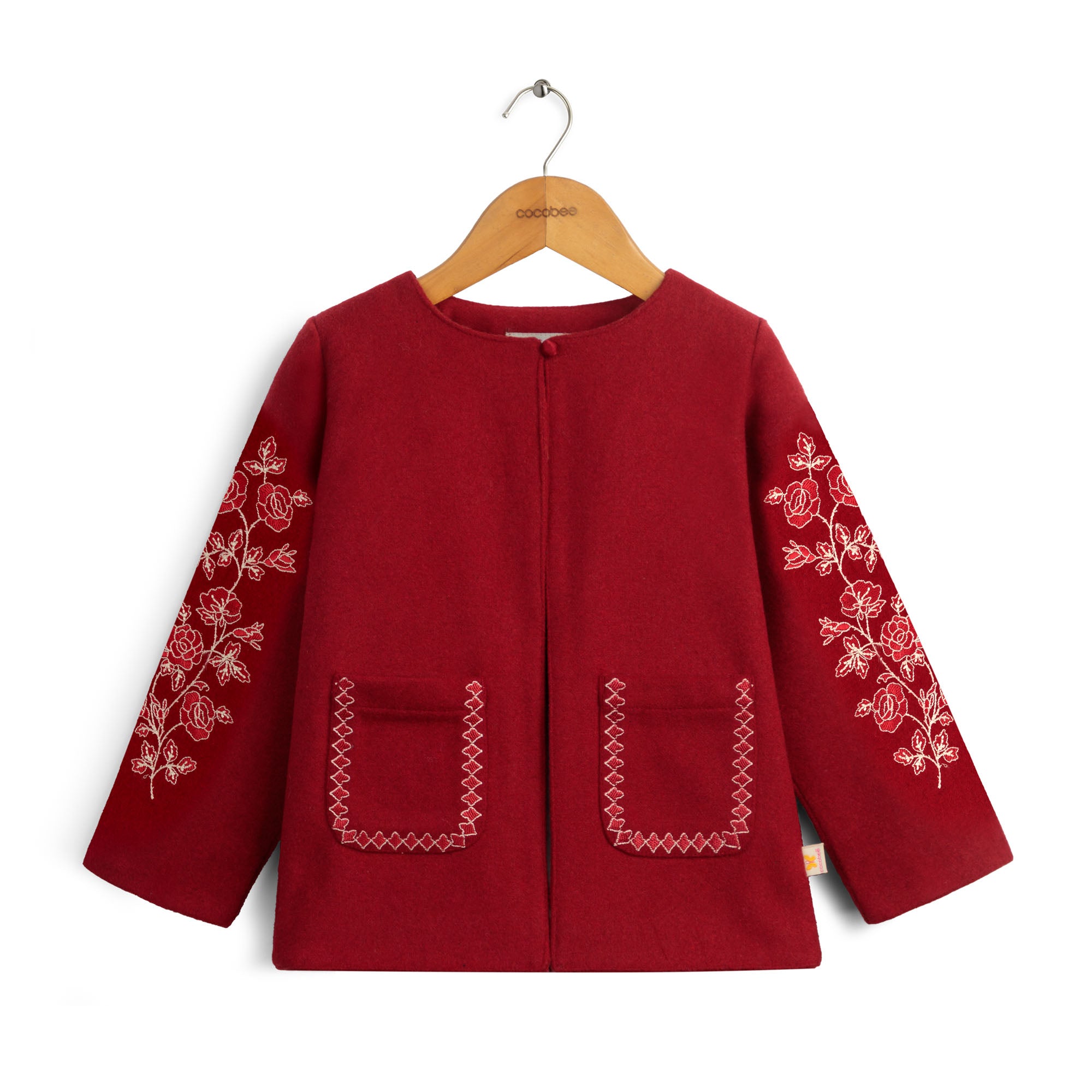 Ruby Thread Pocketed Coat – cocobee