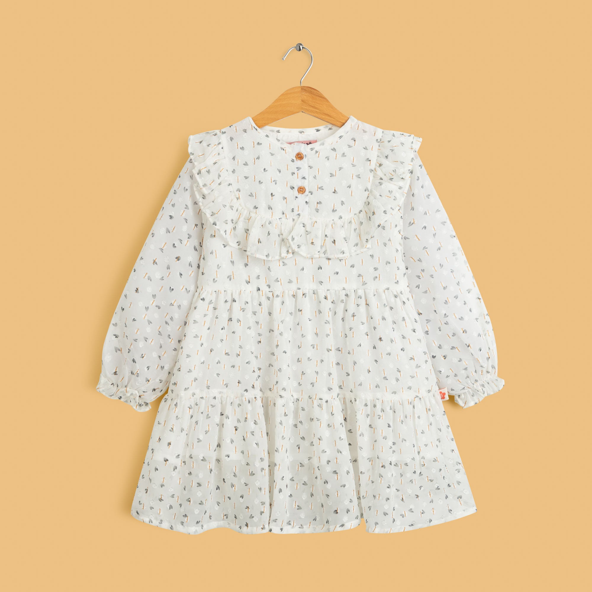 Crystal Bloom Ruffle Frock