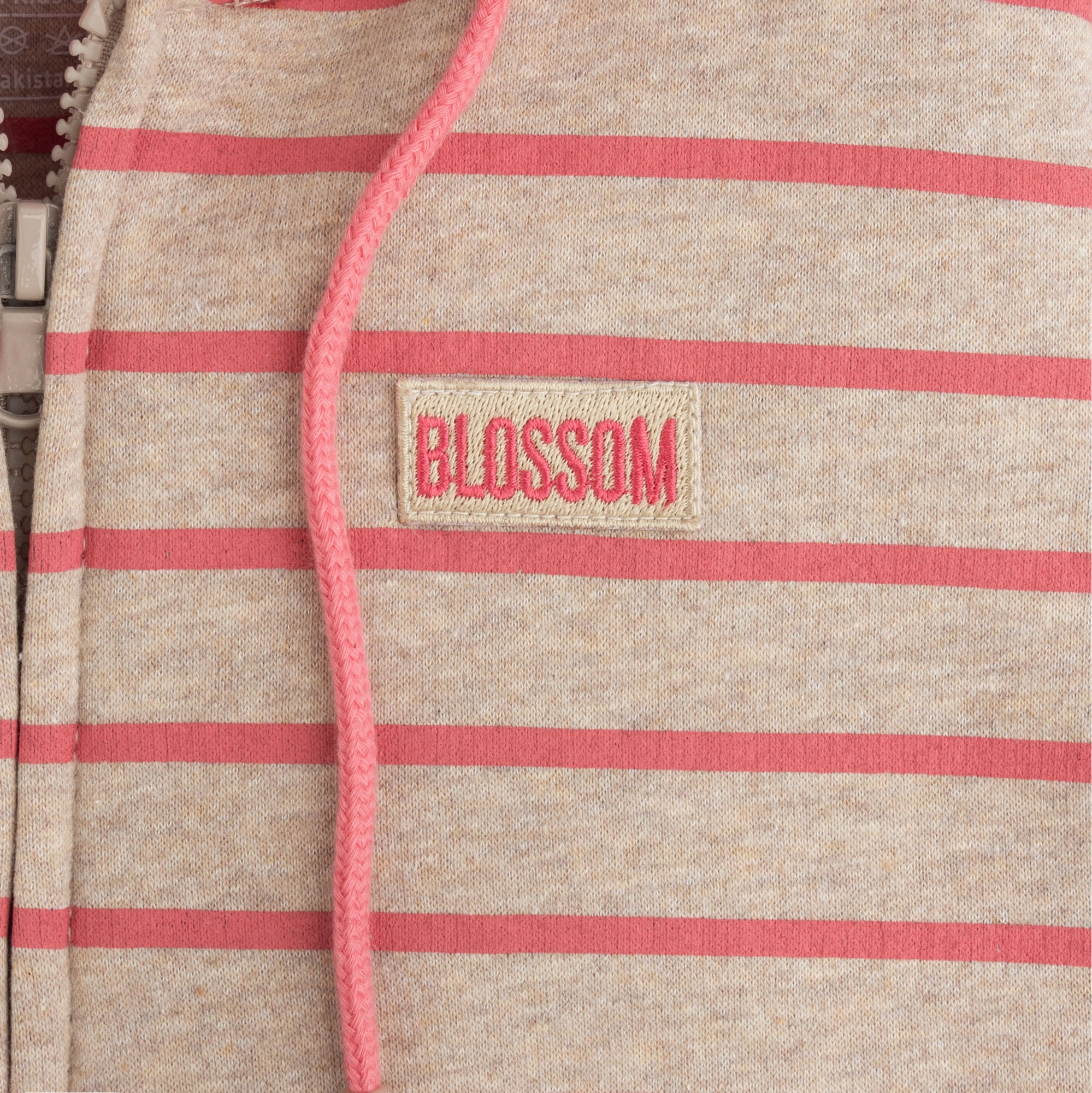 Stripe Bloom Hoodie