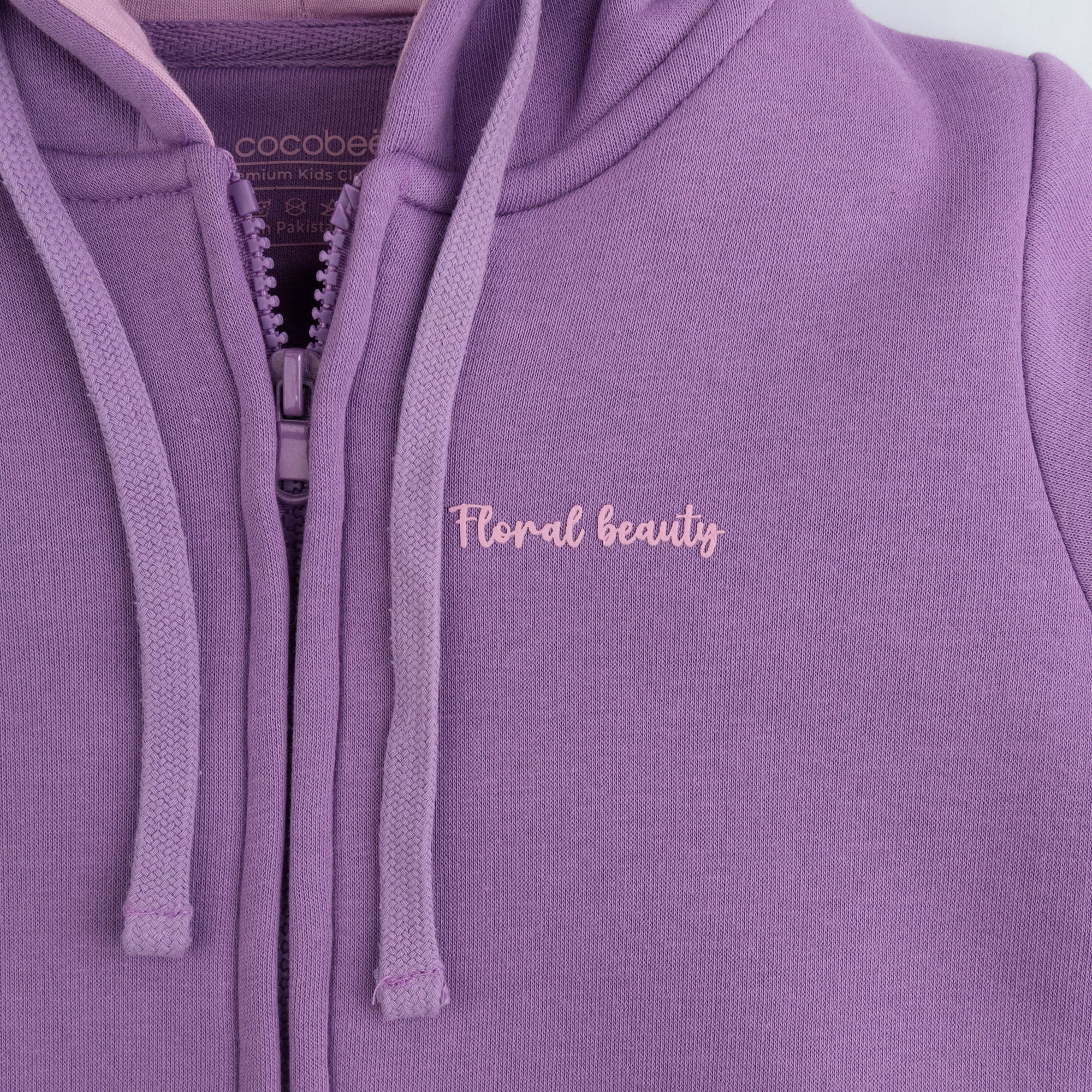Purple Beauty Zip-Up Hoodie