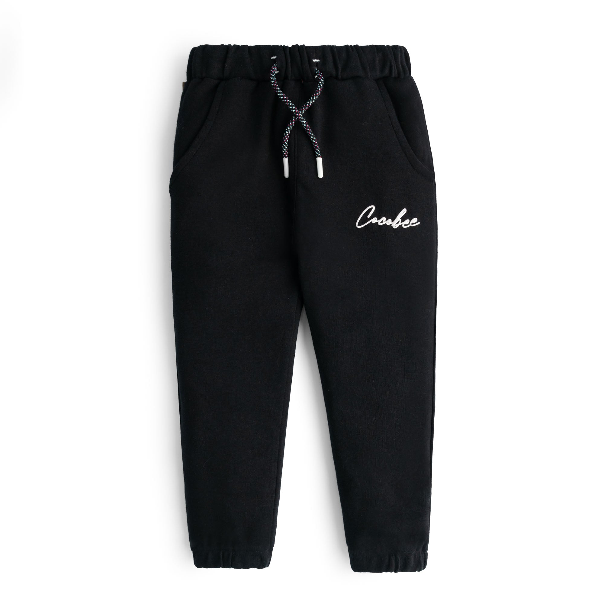 Solid Black Casual Trouser