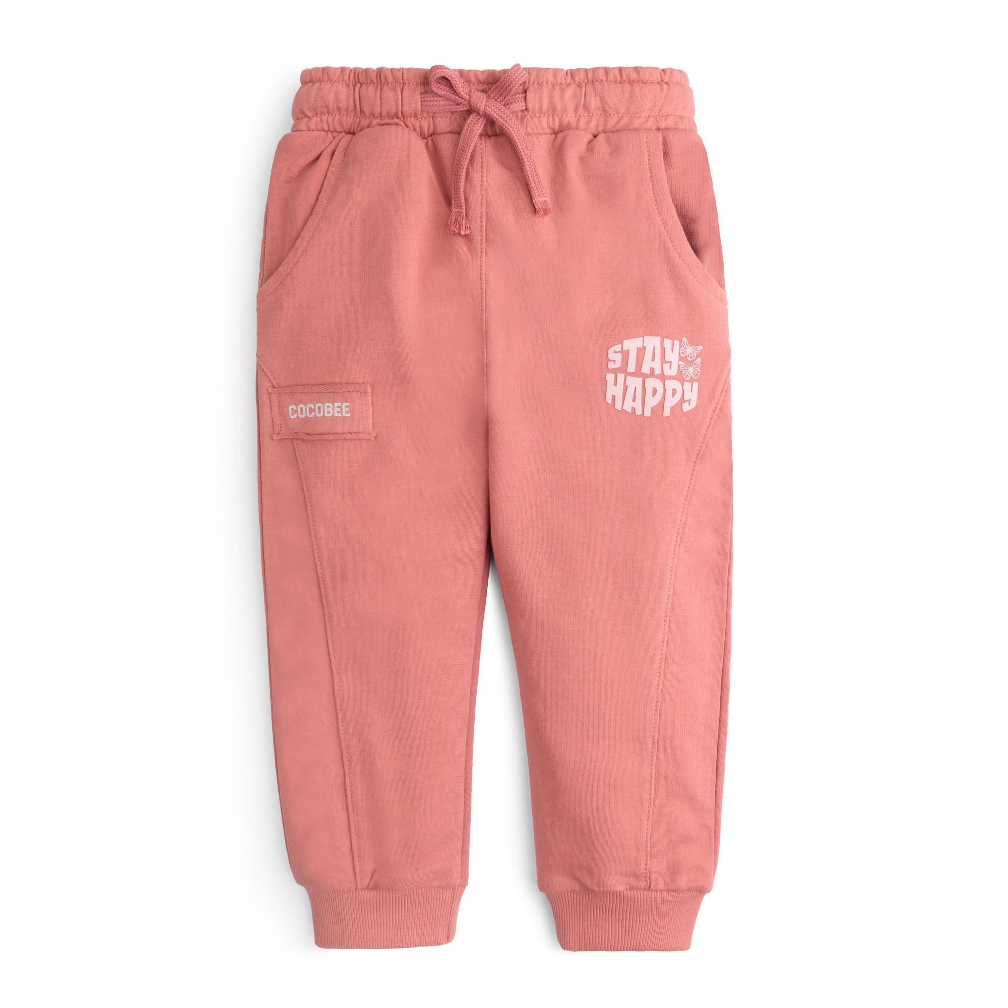 Rosy Pink Graphic Joggers