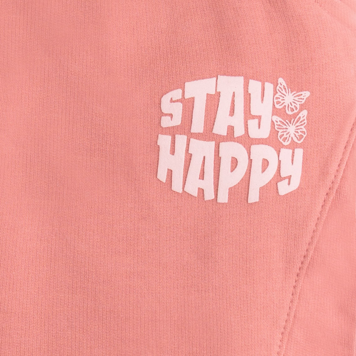 Rosy Pink Graphic Joggers