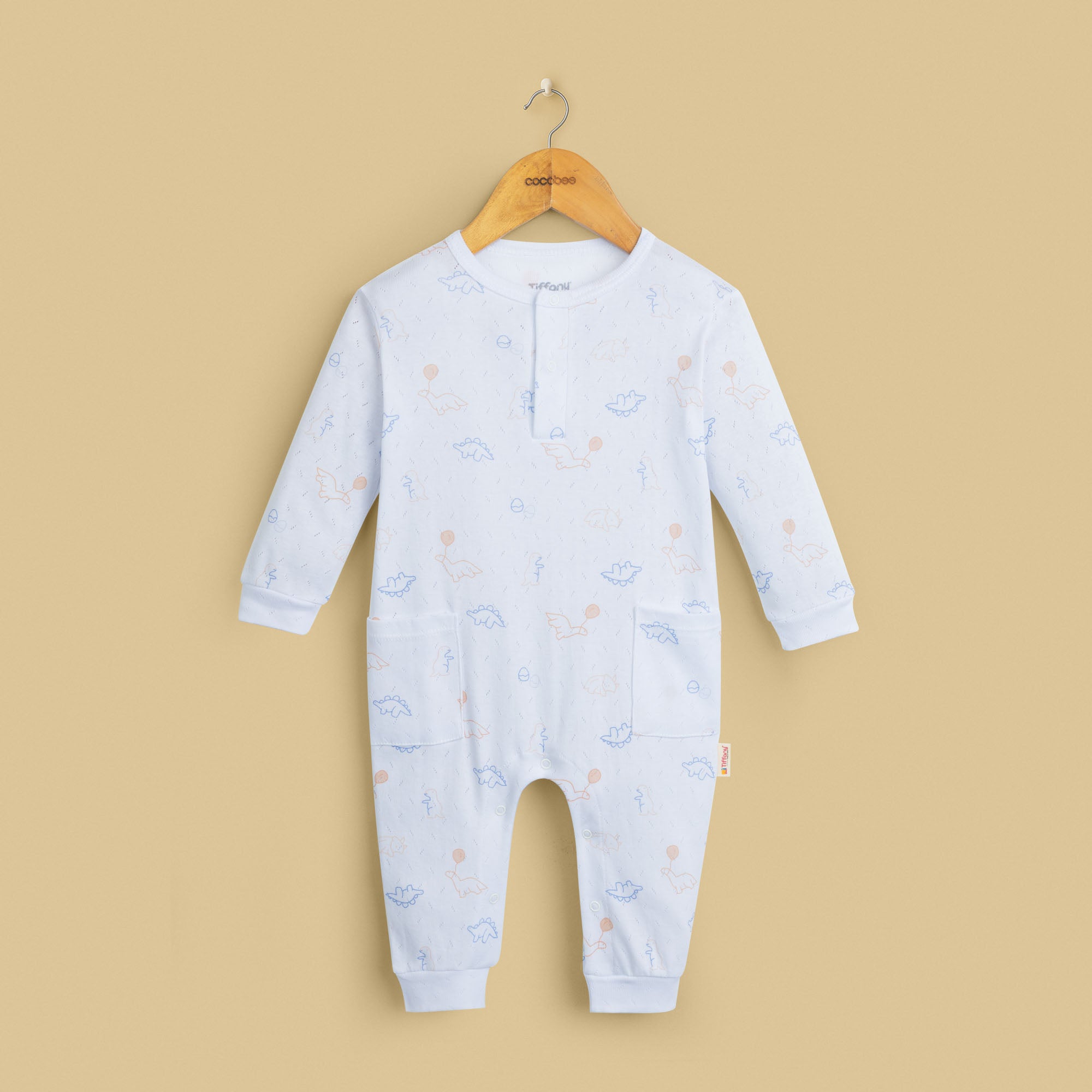 Baby Dinosaur Printed Romper