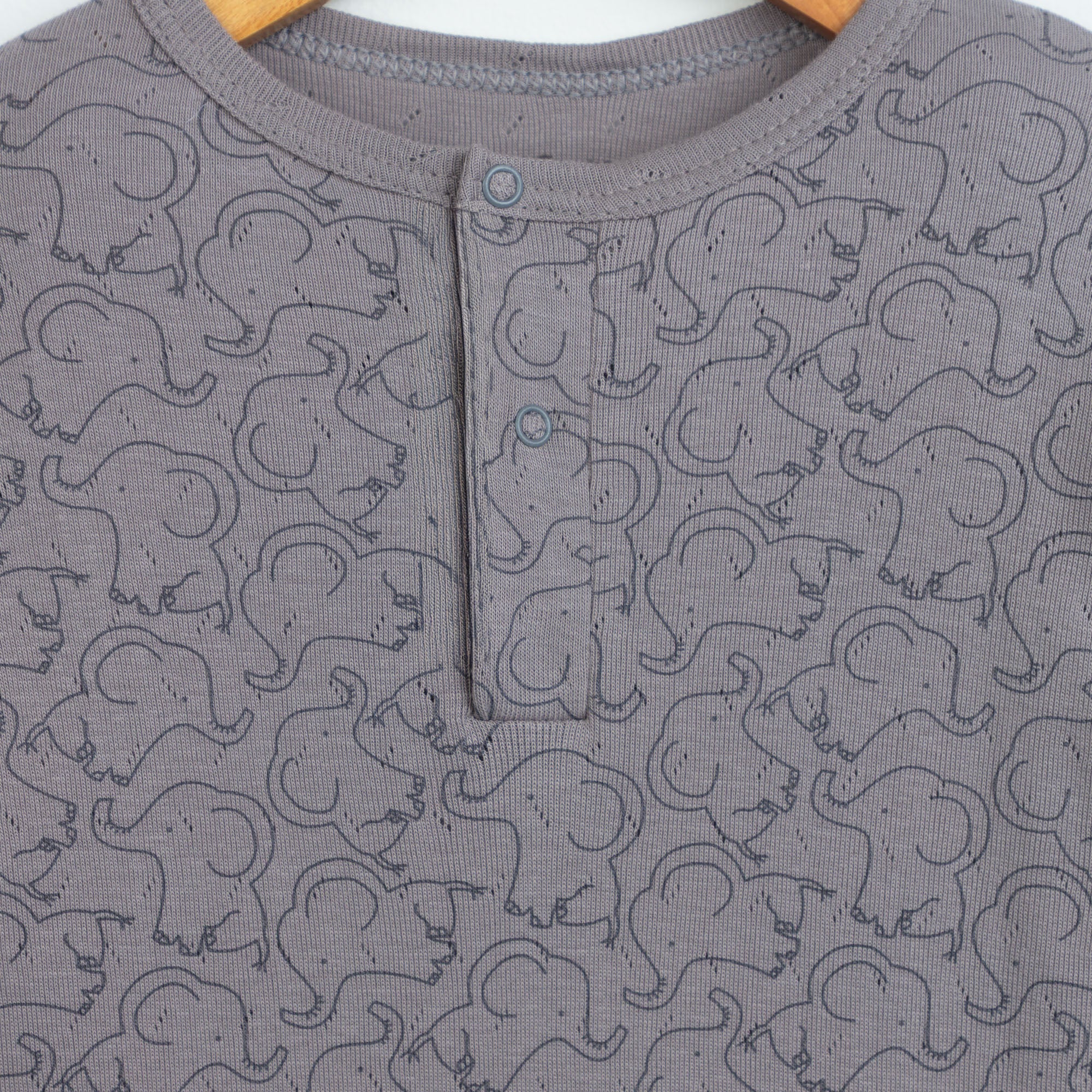Baby Elephant Printed Romper