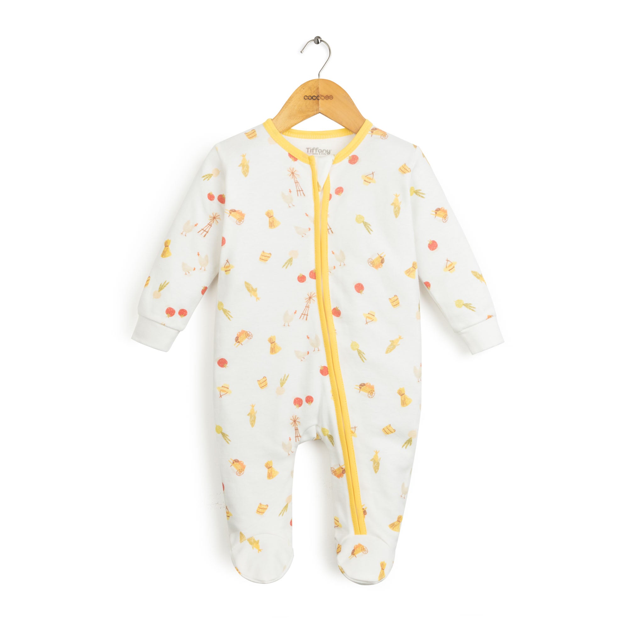 Little Munchies Footed Romper